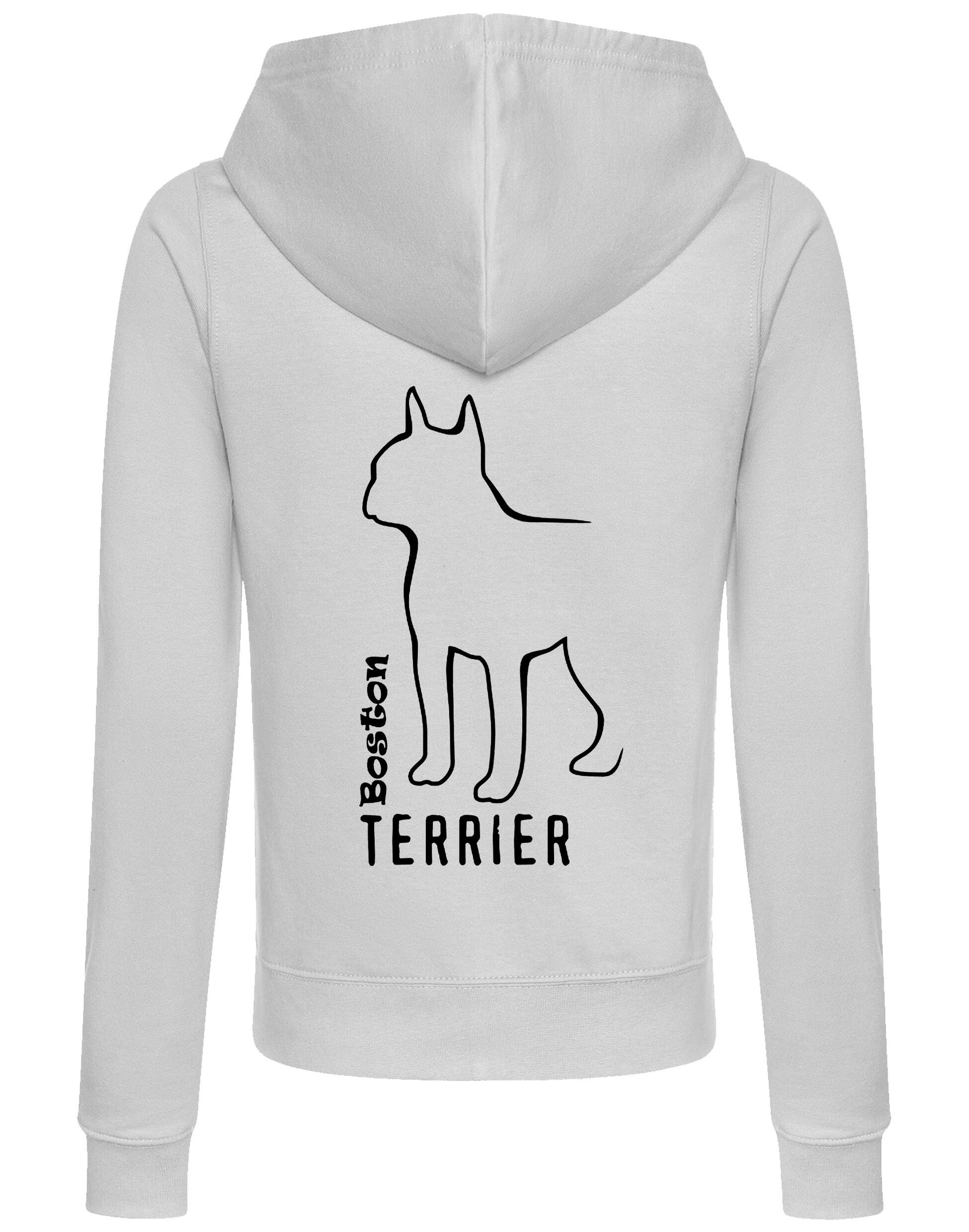 Boston Terrier Dog Breed Women’s Zipped Hoodie – Style, Comfort, and Boston Terrier Love