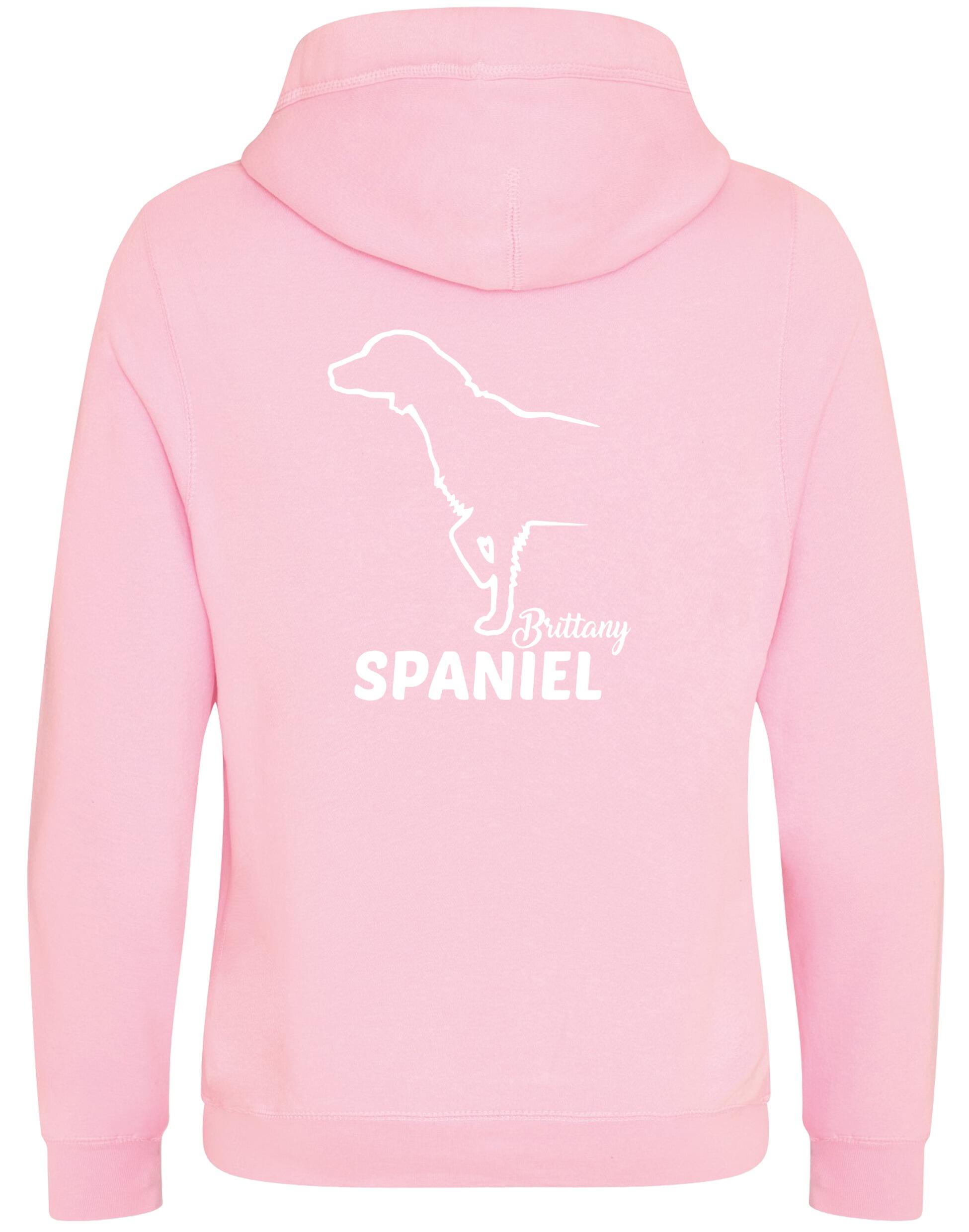 Brittany Spaniel Dog Breed Design Unisex Crossneck Pullover Hoodie – A Must-Have for Brittany Spaniel Fans