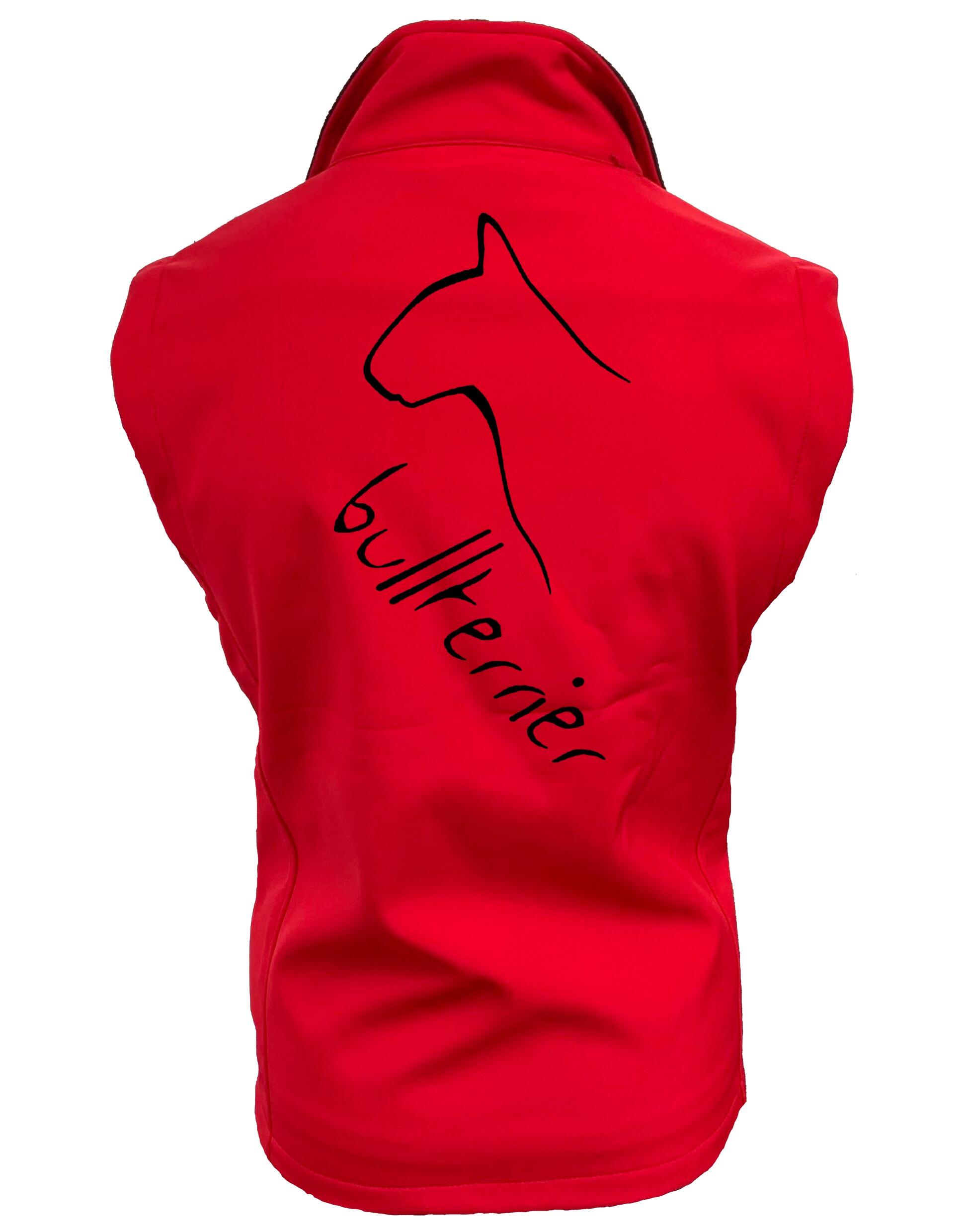 Bullterrier Dog Breed Design Women’s Softshell Gilet – Style Meets Functionality