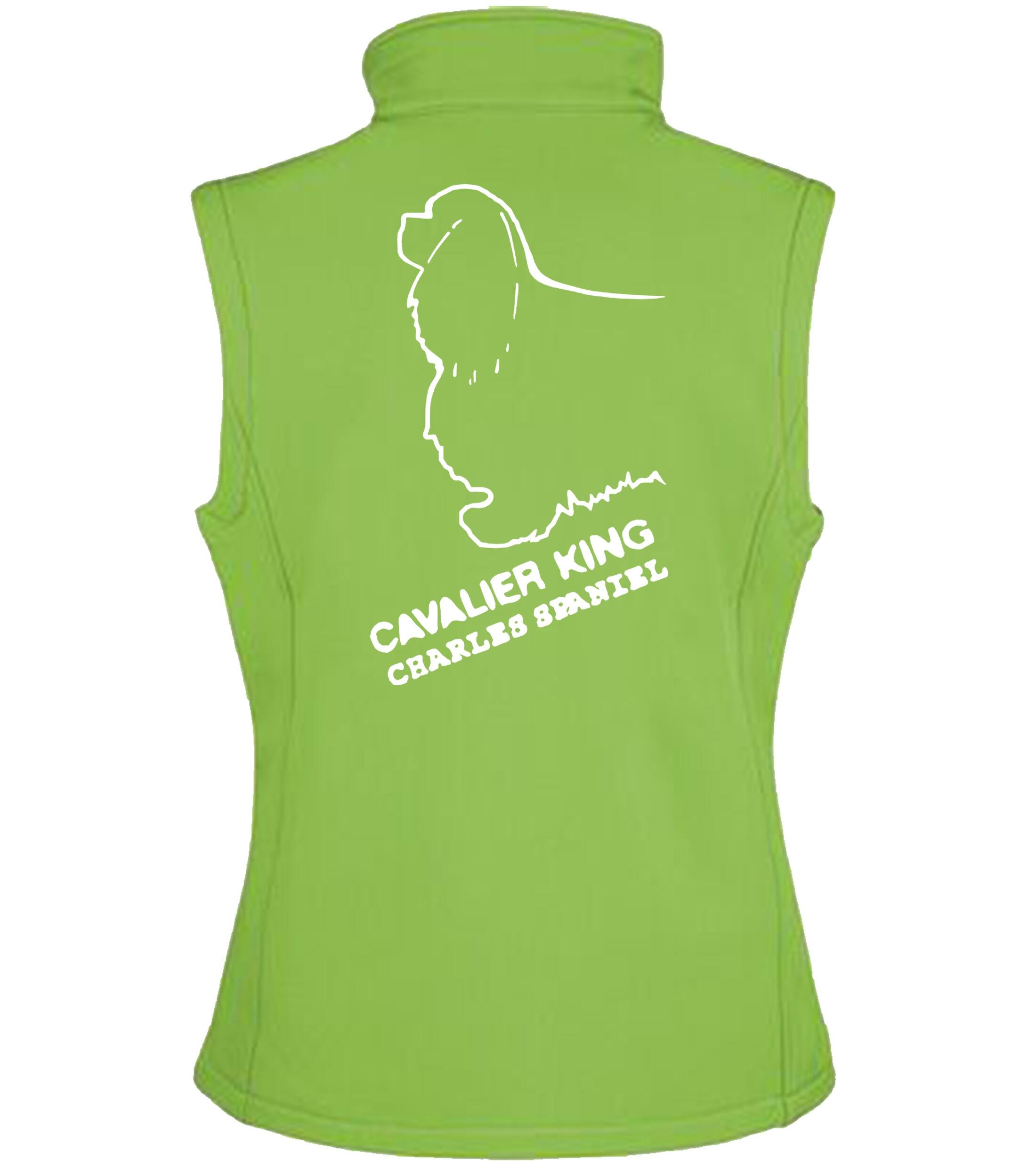 Women’s Cavalier King Charles Spaniel Softshell Gilet – Style and Function for Every Cavalier Enthusiast