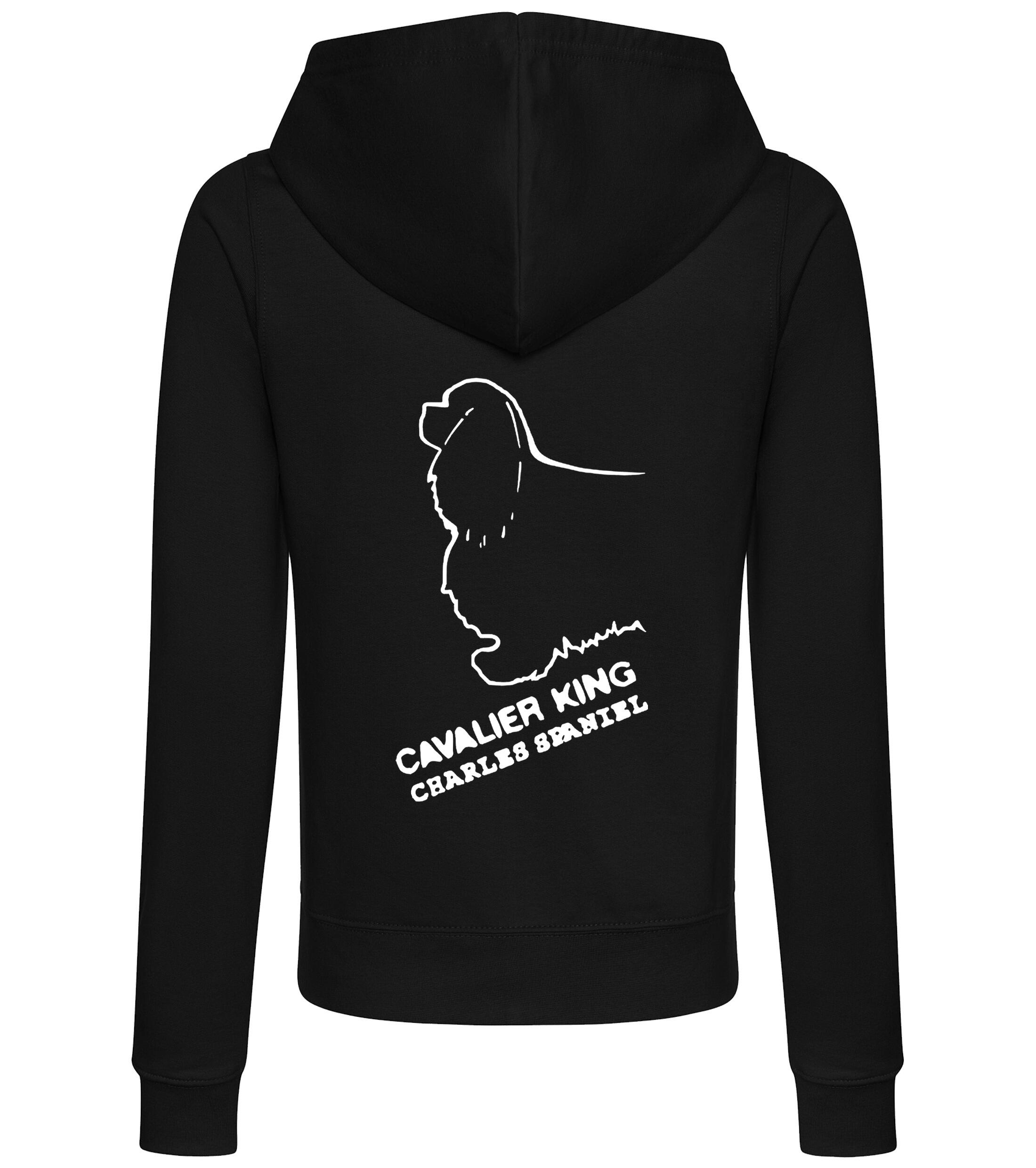 Cavalier King Charles Spaniel Dog Breed Women’s Zipped Hoodie – Perfect for Cavalier Lovers
