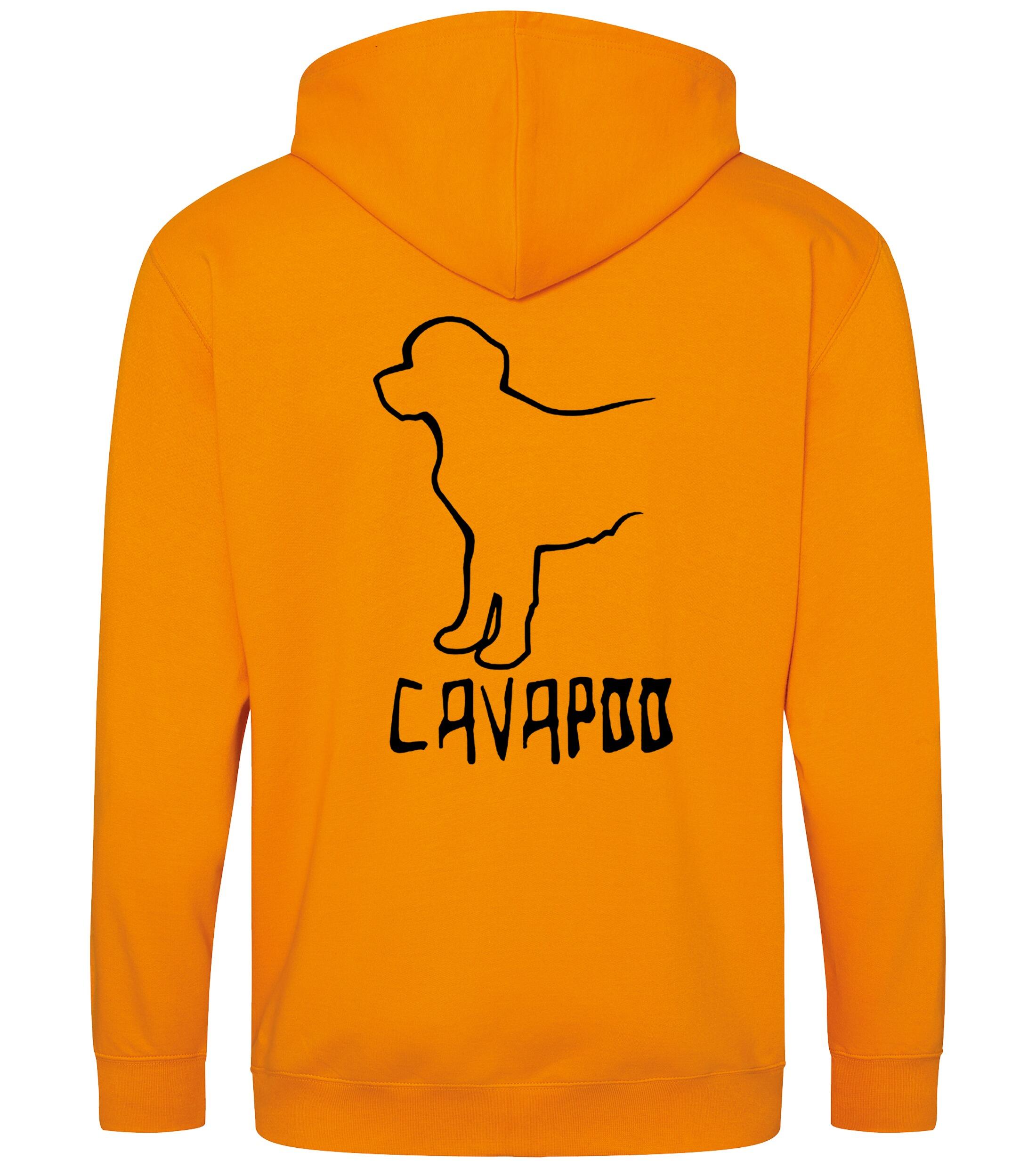 Cavapoo Dog Breed Design Zipped Hoodie – Comfort, Style, and Cavapoo Pride
