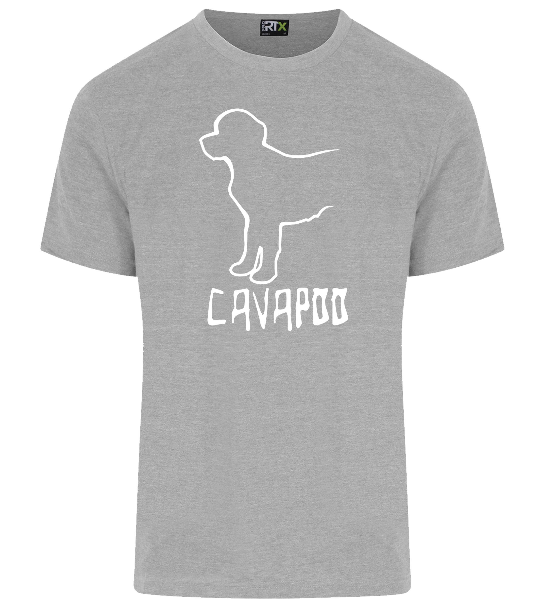 Unisex Roundneck T-shirt with Cavapoo Dog Breed Design – Style for Every Cavapoo Fan