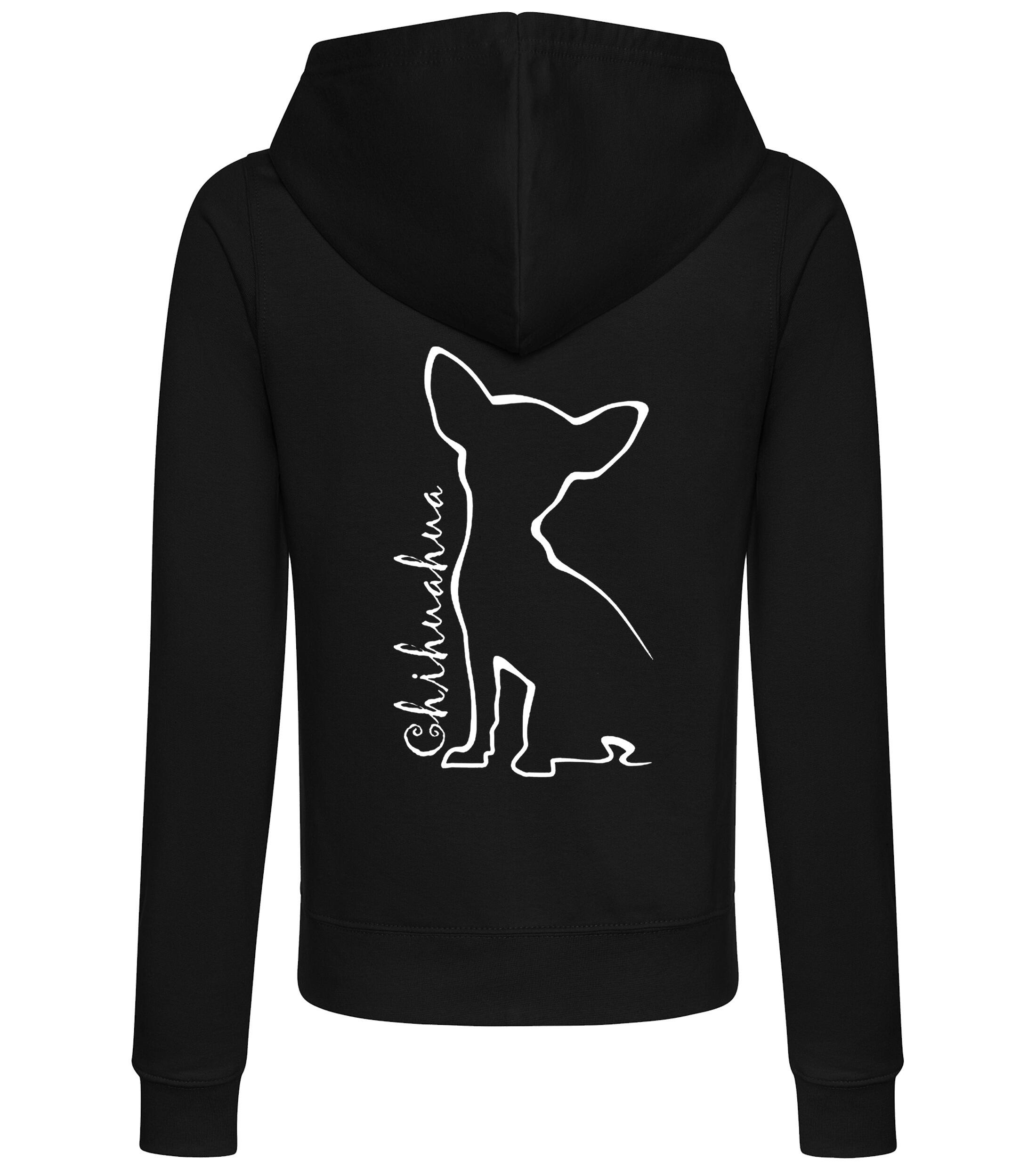 Chihuahua Dog Breed Women’s Zipped Hoodie – Cozy, Stylish, and Perfect for Chihuahua Lovers