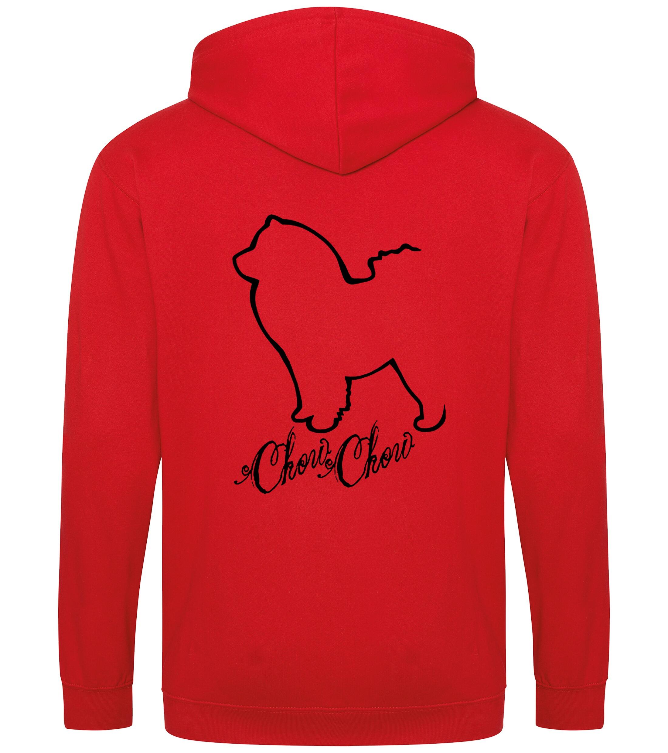 Chow Chow Dog Breed Design Zipped Hoodie – Comfort, Style, and Chow Chow Pride