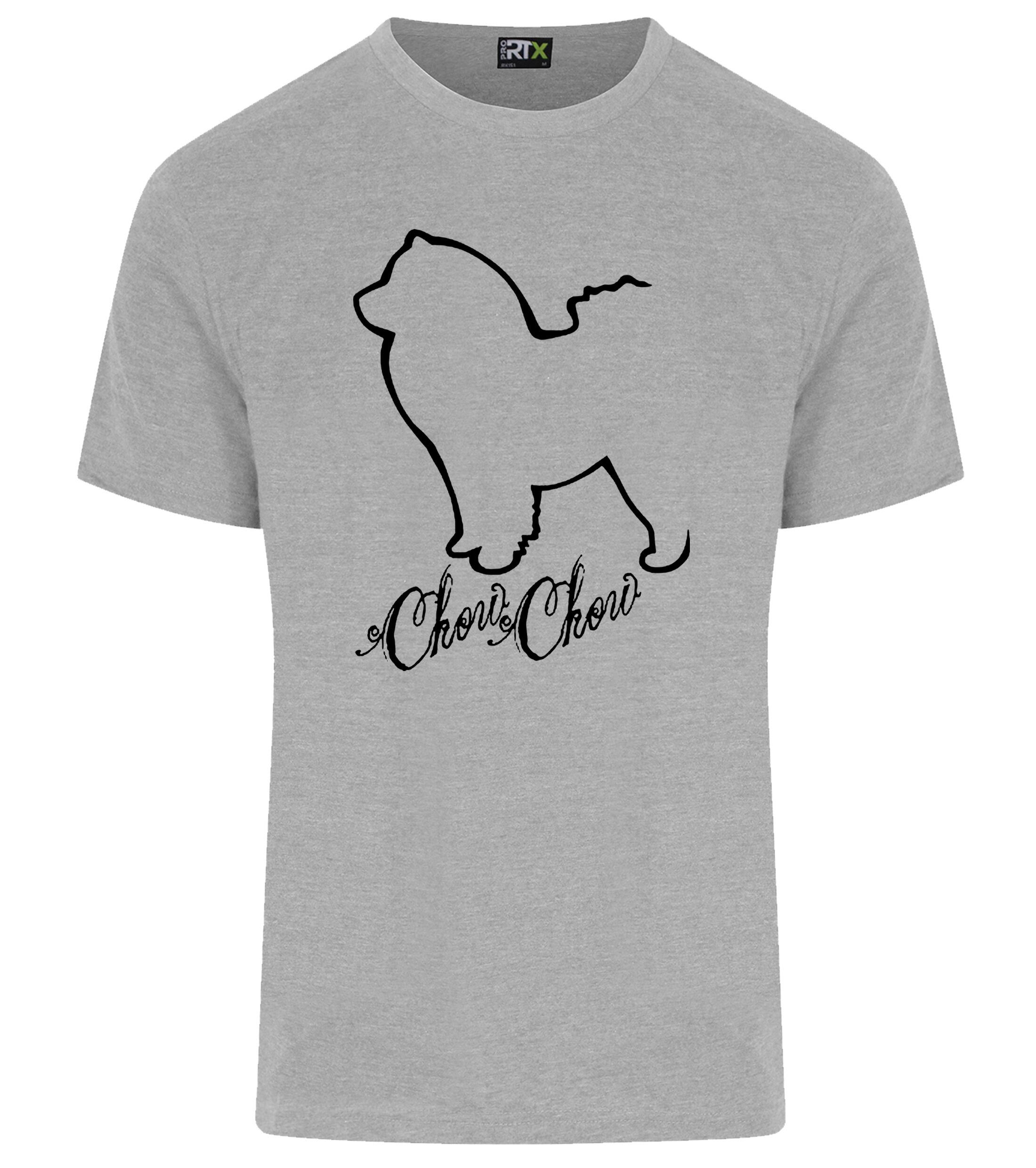 Unisex Roundneck T-shirt with Chow Chow Dog Breed Design – Essential Style for Chow Chow Fans