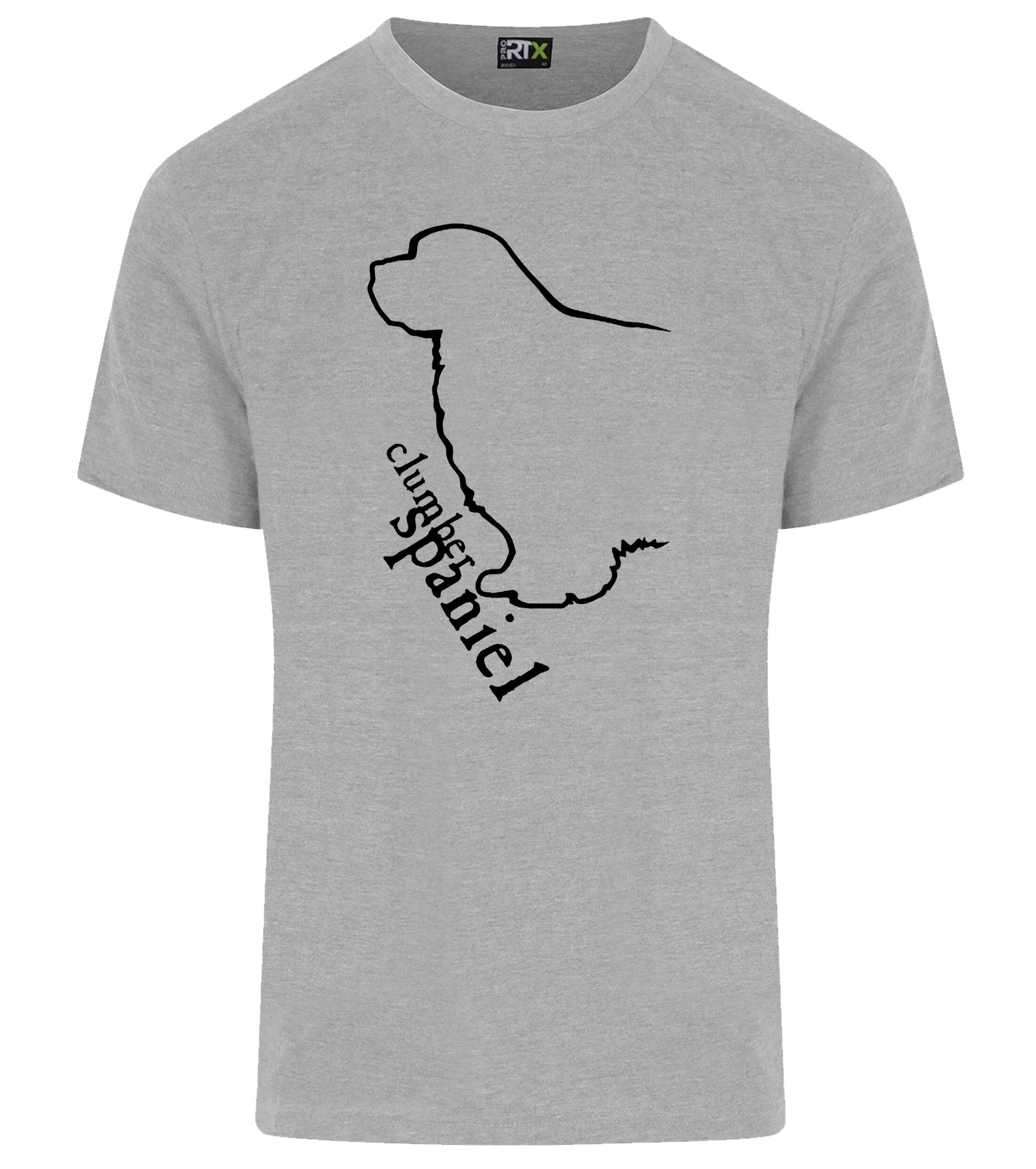 Unisex Roundneck T-shirt with Clumber Spaniel Dog Breed Design – Essential Style for Clumber Spaniel Fans