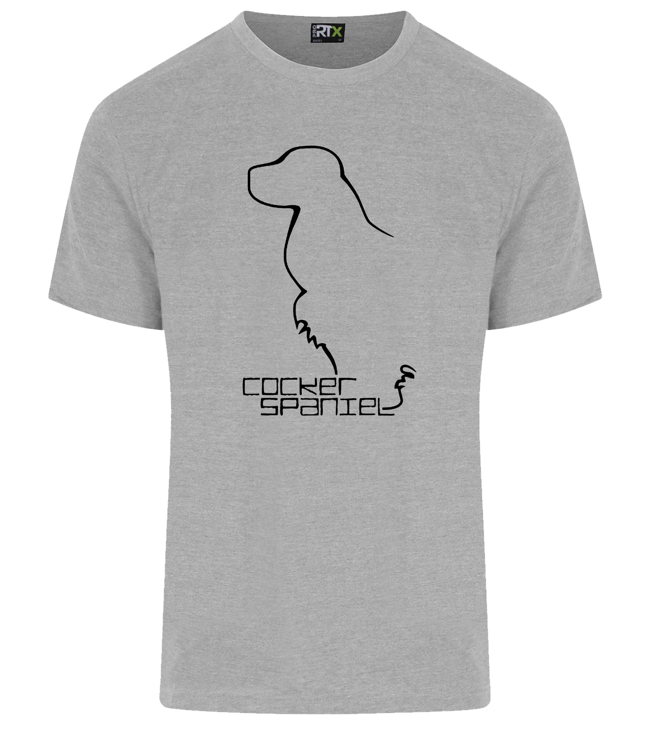 Cocker Spaniel Dog Breed Design Unisex Roundneck T-shirt – Essential Style for Cocker Spaniel Fans