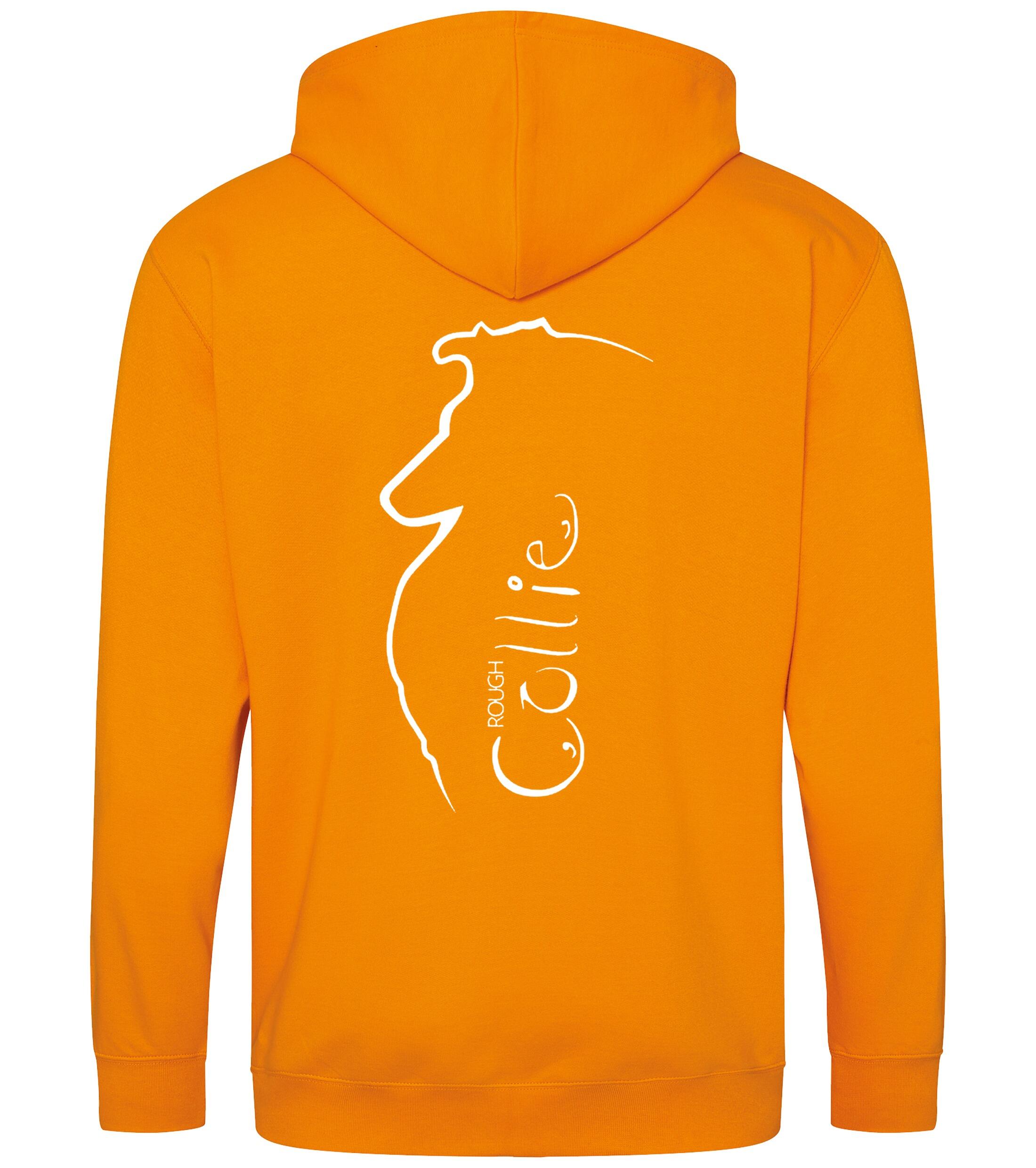 Collie (Rough) Dog Breed Design Zipped Hoodie – Comfort, Style, and Rough Collie Pride