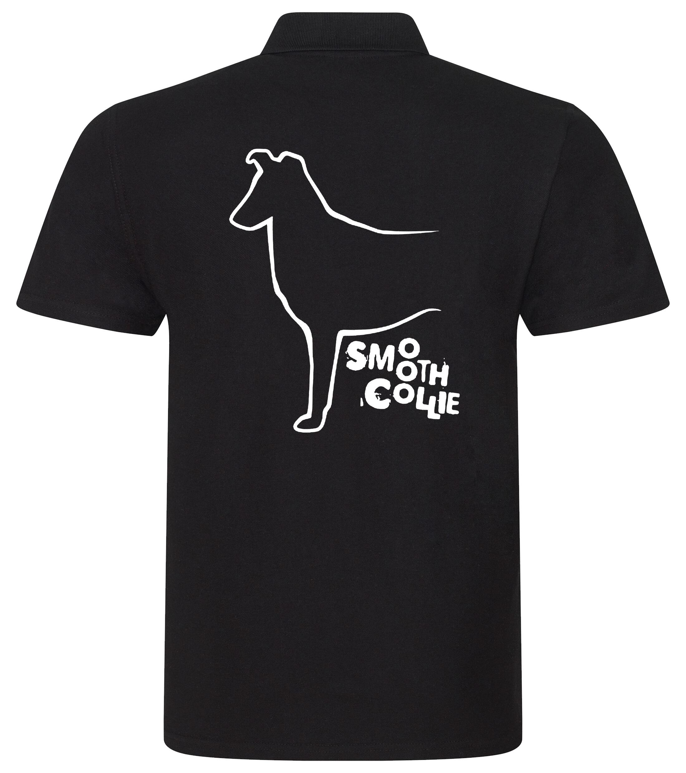 Unisex Cotton Polo with Collie (Smooth) Dog Breed Design – Style for Every Collie (Smooth) Enthusiast