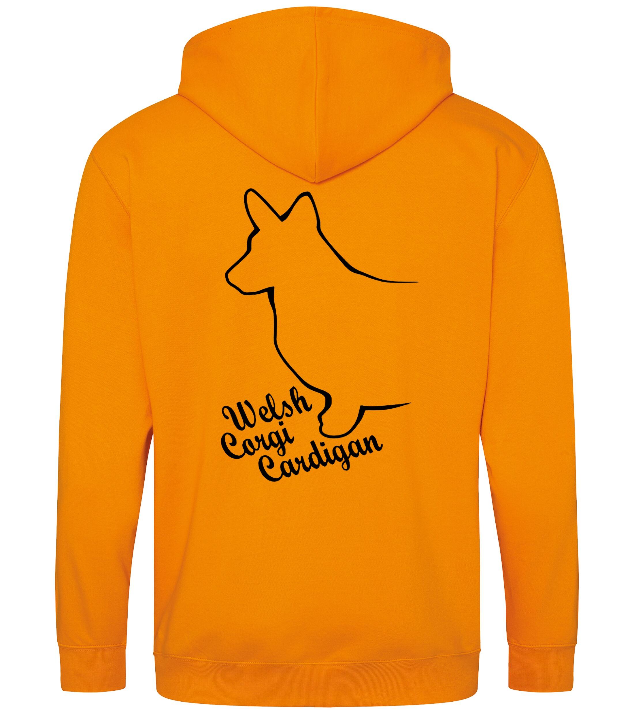 Corgi Cardigan (Welsh) Dog Breed Design Zipped Hoodie – Comfort, Style, and Corgi Pride