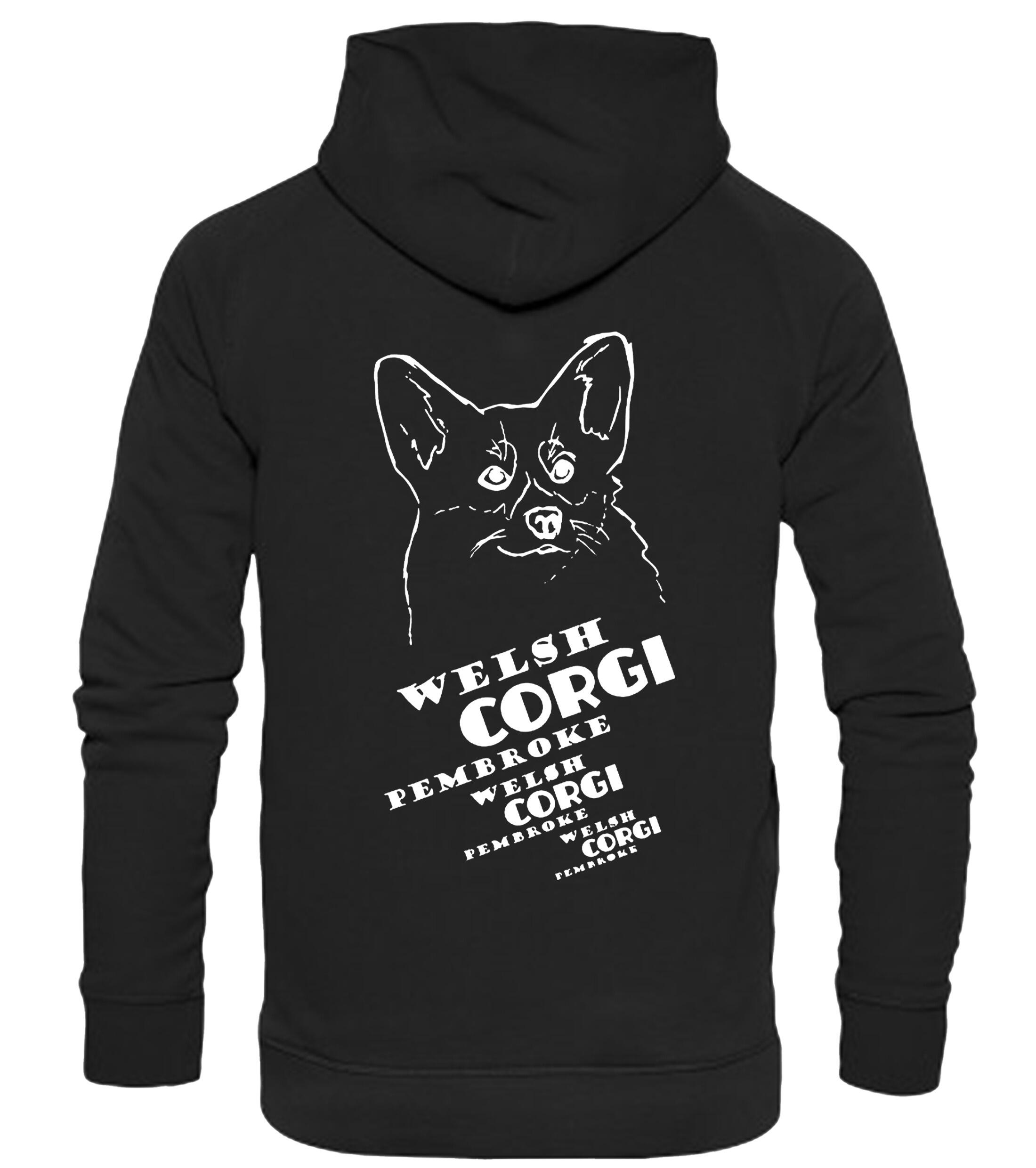 Corgi Pembroke (Face) Dog Breed Design Pullover Hoodie – Stylish & Cozy for Corgi Lovers