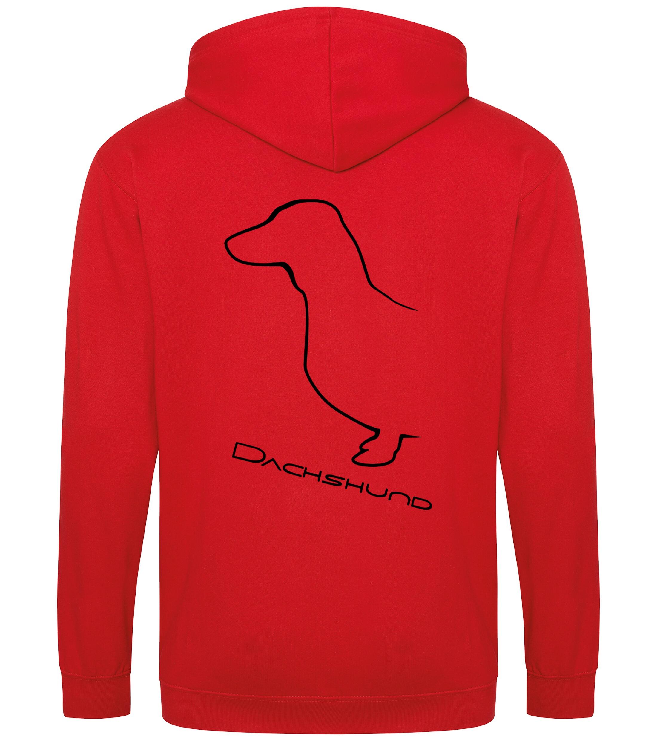 Dachshund (Smooth) Dog Breed Zipped Hoodie – Comfort, Style, and Dachshund Pride