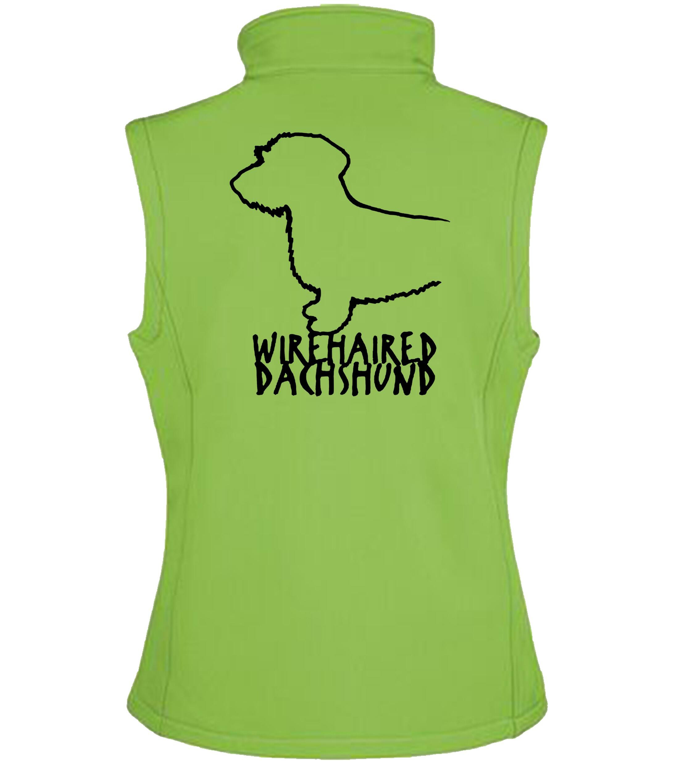 Dachshund (Wirehaired) Women’s Softshell Jacket – Stylish Comfort for Dachshund Lovers