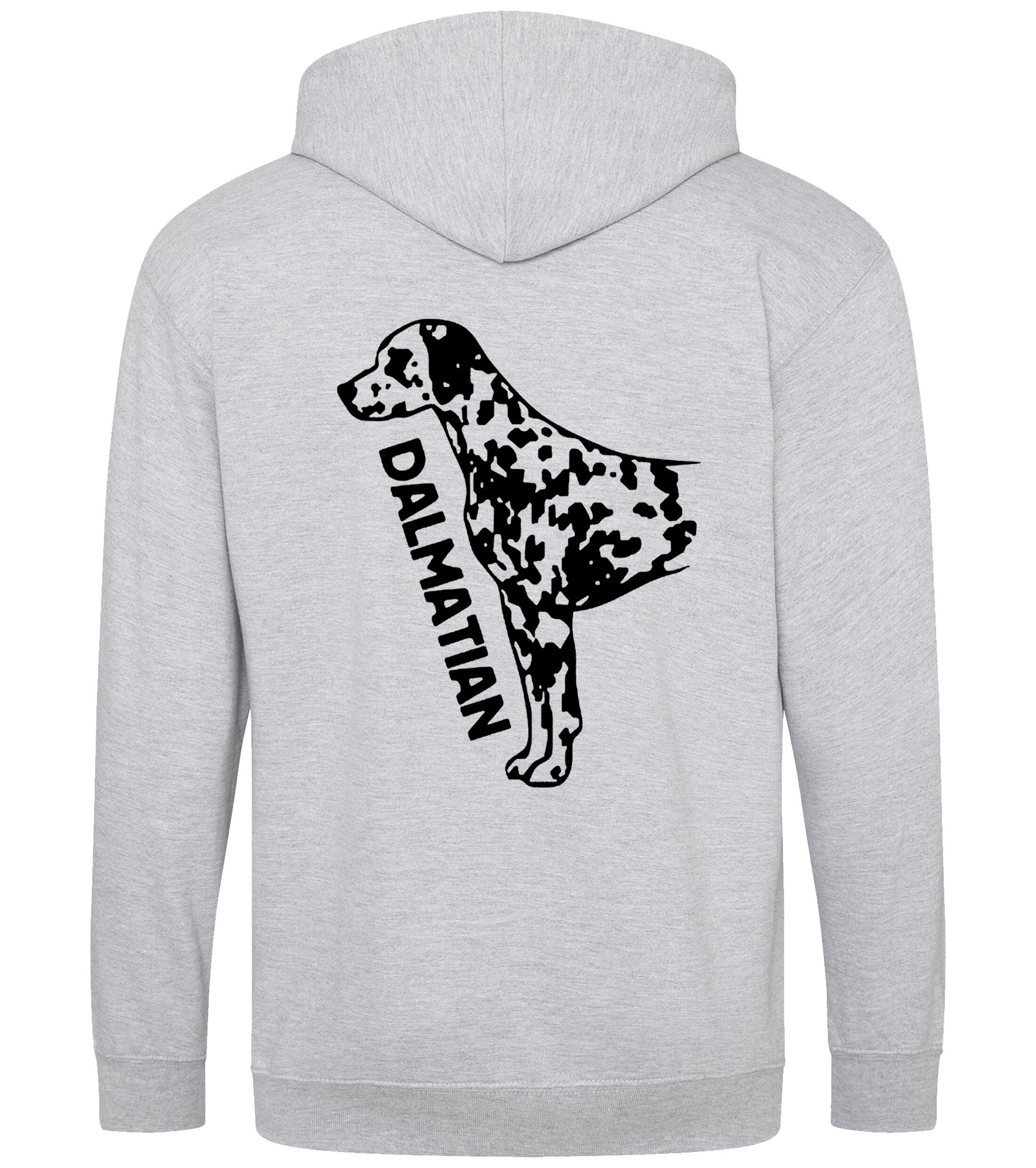 Dalmatian Dog Breed Design Zipped Hoodie – Comfort, Style, and Dalmatian Pride