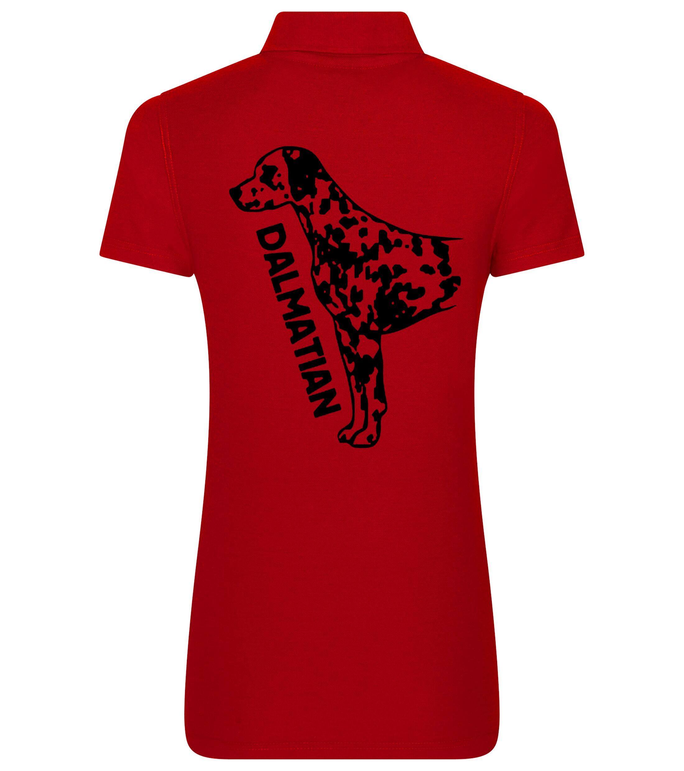 Dalmatian Dog Breed Design Women’s Cotton Polo – Elegance for Dalmatian Lovers