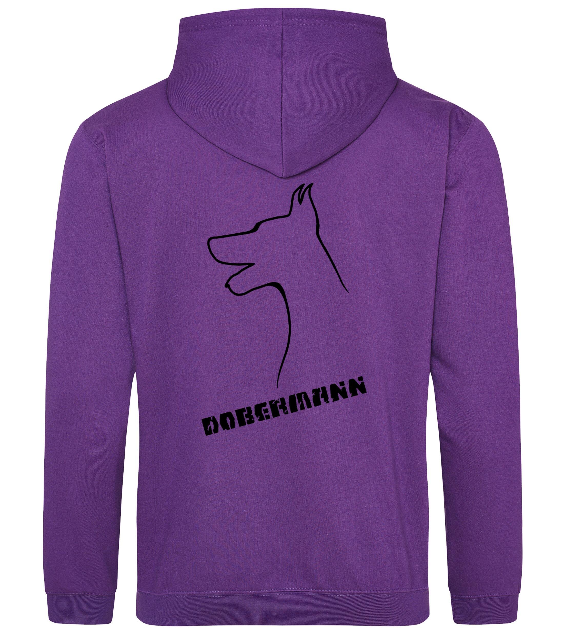Dobermann (Head) Design Pullover Hoodie – Stylish & Cozy for Dobermann Enthusiasts