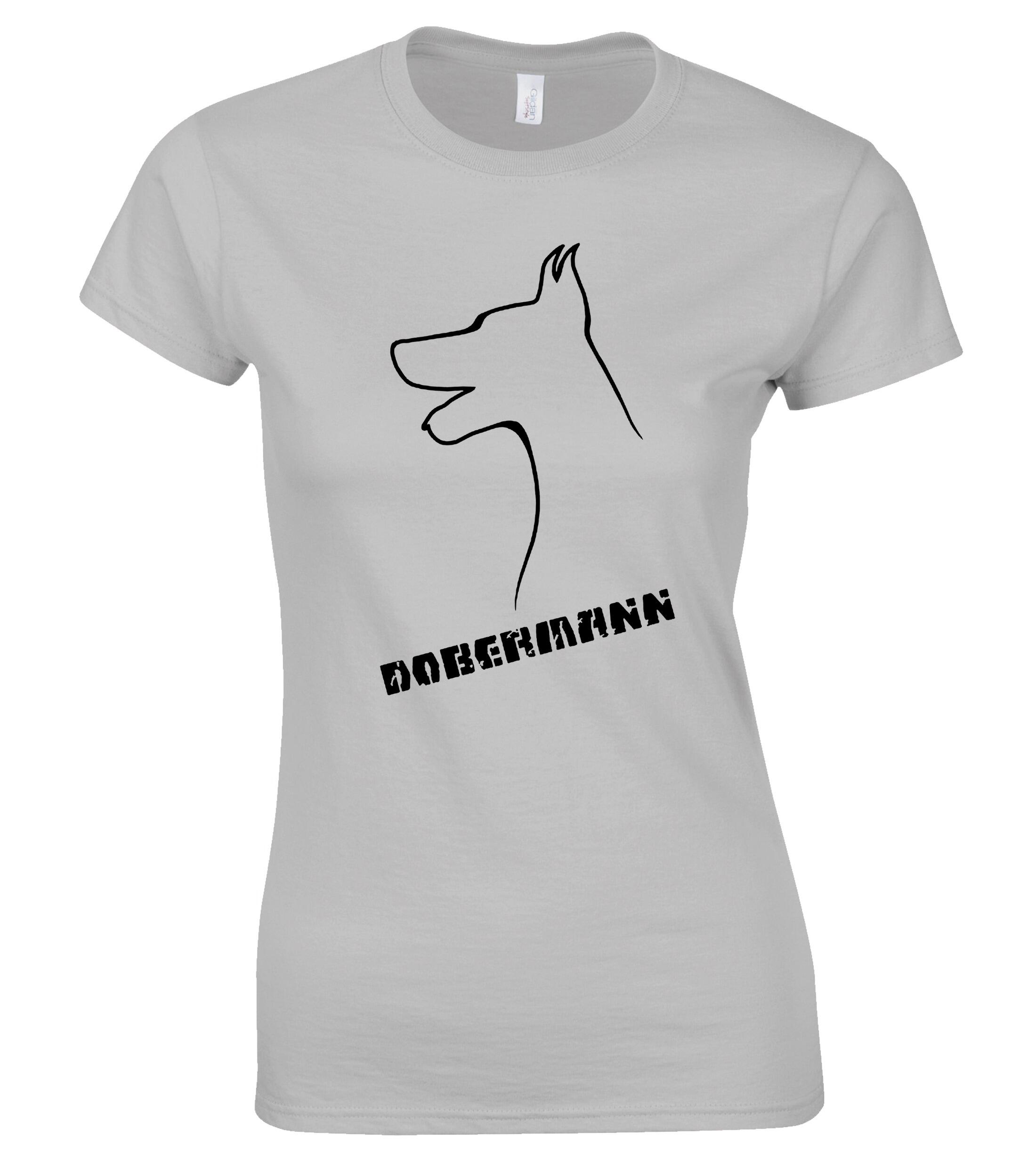 Dobermann (Head) Women’s Roundneck T-Shirt – Celebrate Your Passion in Style