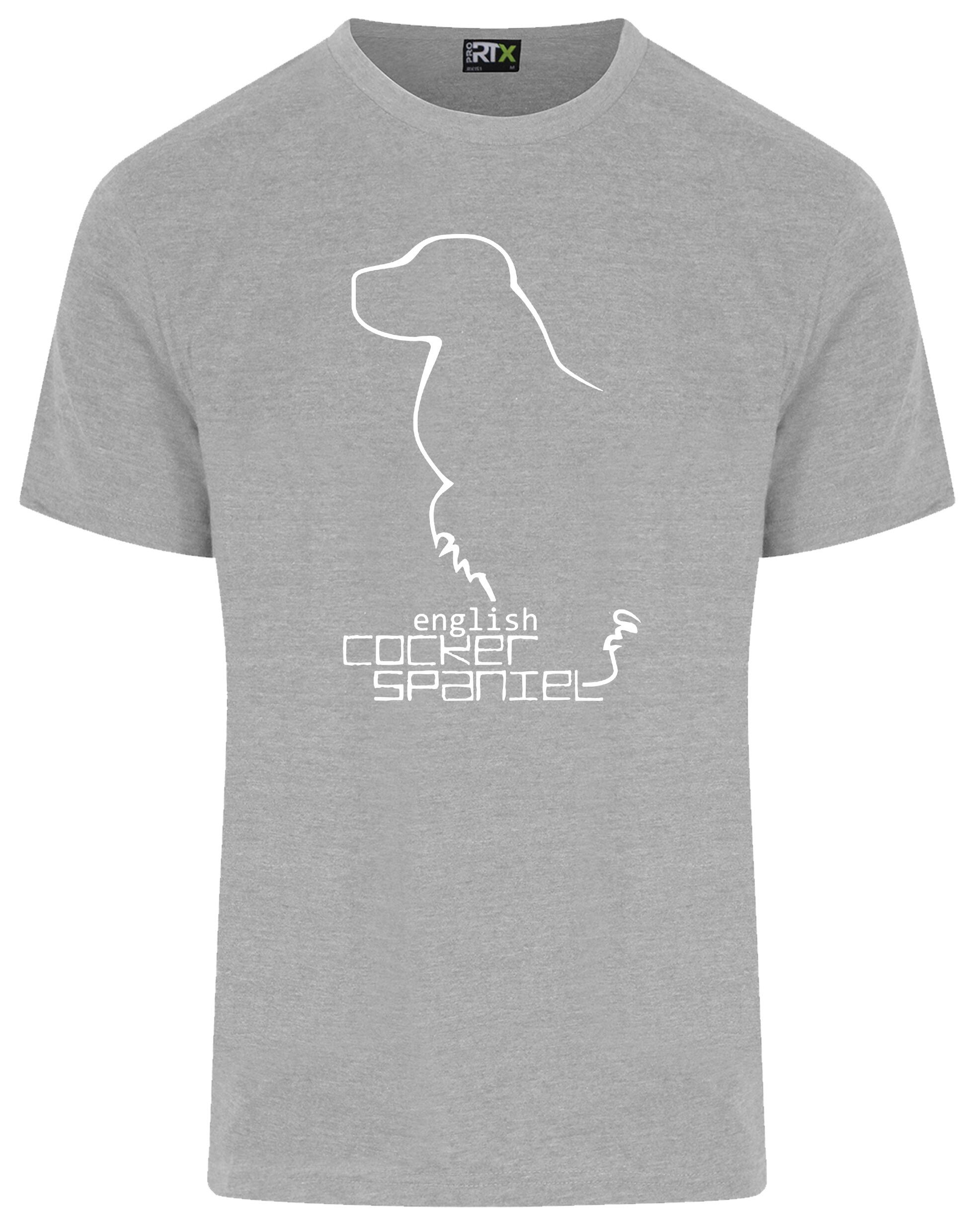 Unisex Roundneck T-shirt with English Cocker Spaniel Design – A Classic for Every Spaniel Lover