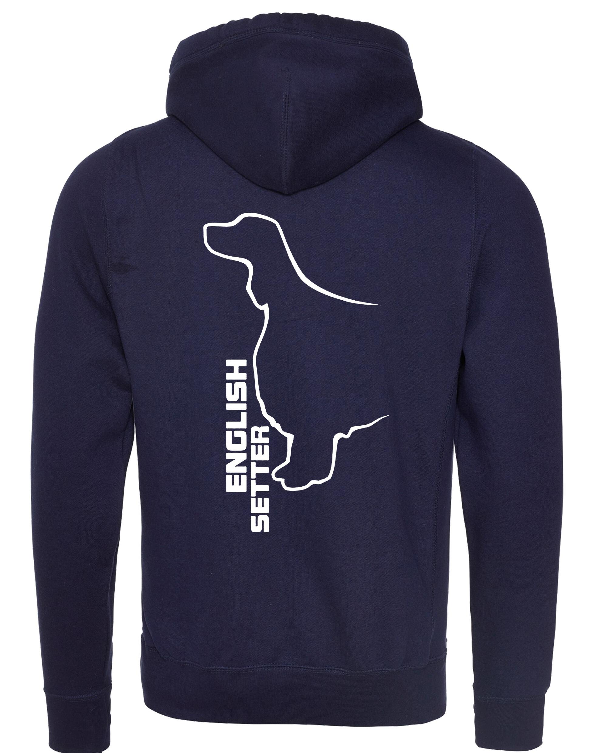 Unisex Crossneck Pullover Hoodie with English Setter Design – A Must-Have for English Setter Fans