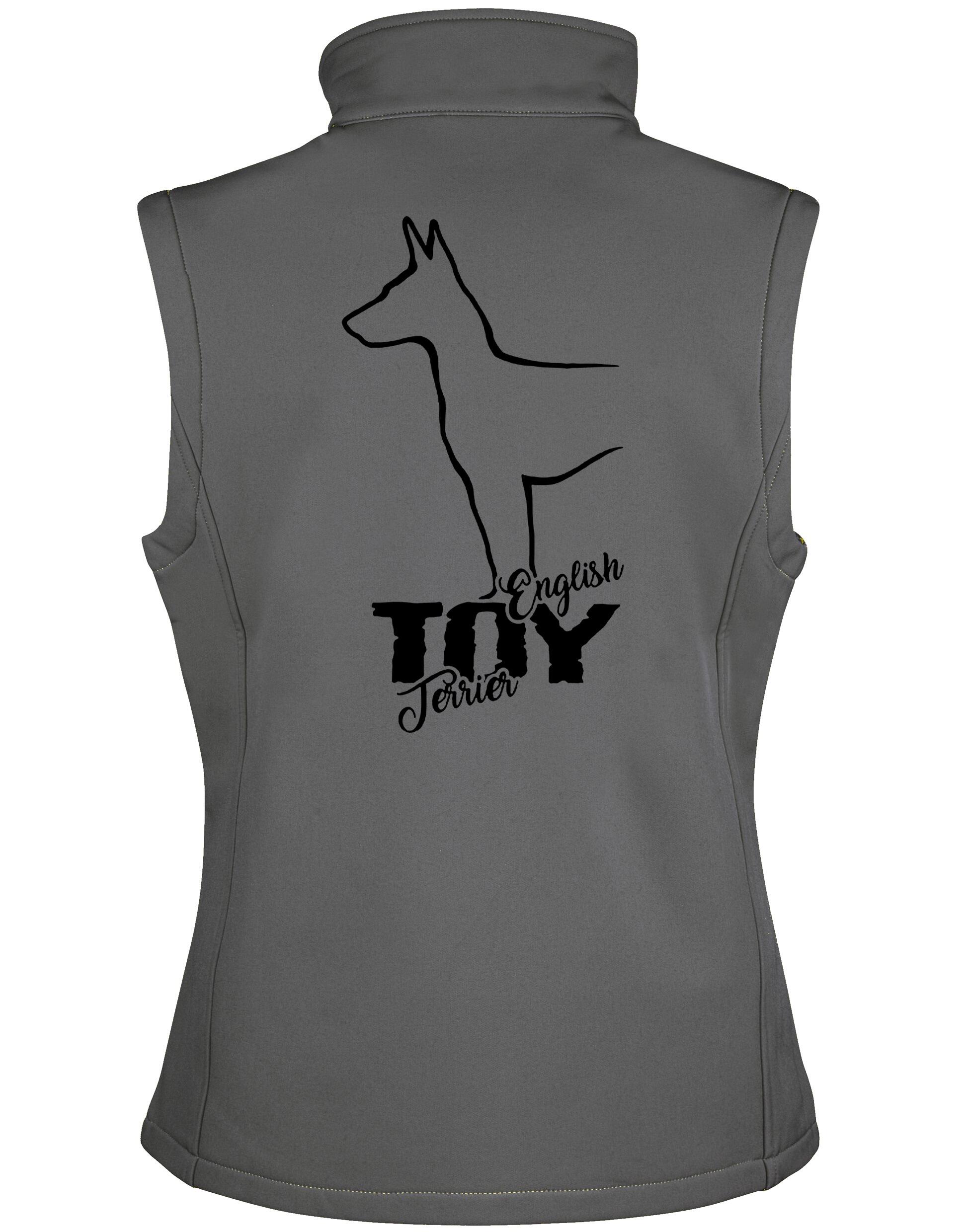 English Toy Terrier Women’s Softshell Gilet – Style Meets Functionality
