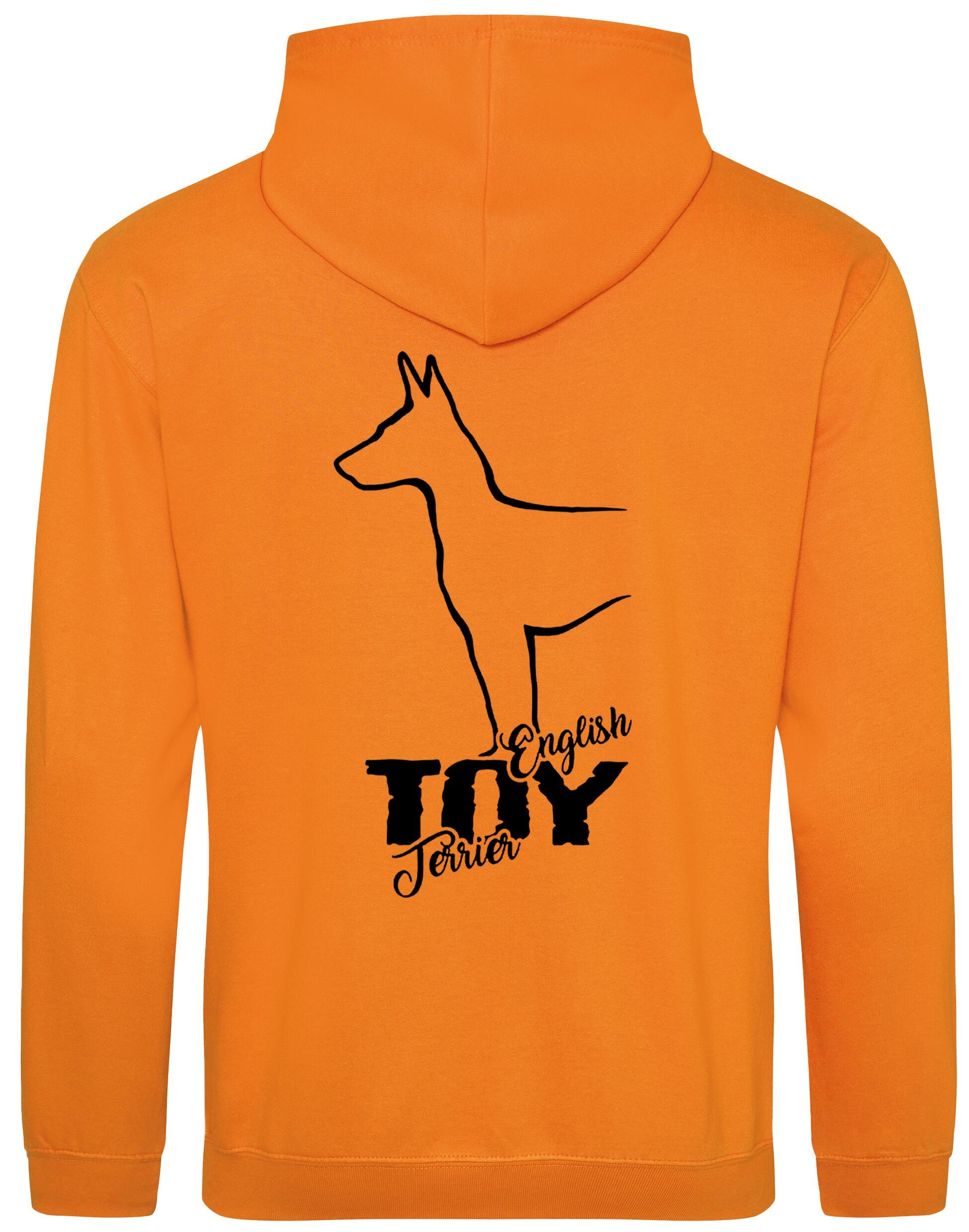 English Toy Terrier Dog Breed Design Pullover Hoodie – Cozy and Stylish for Terrier Lovers