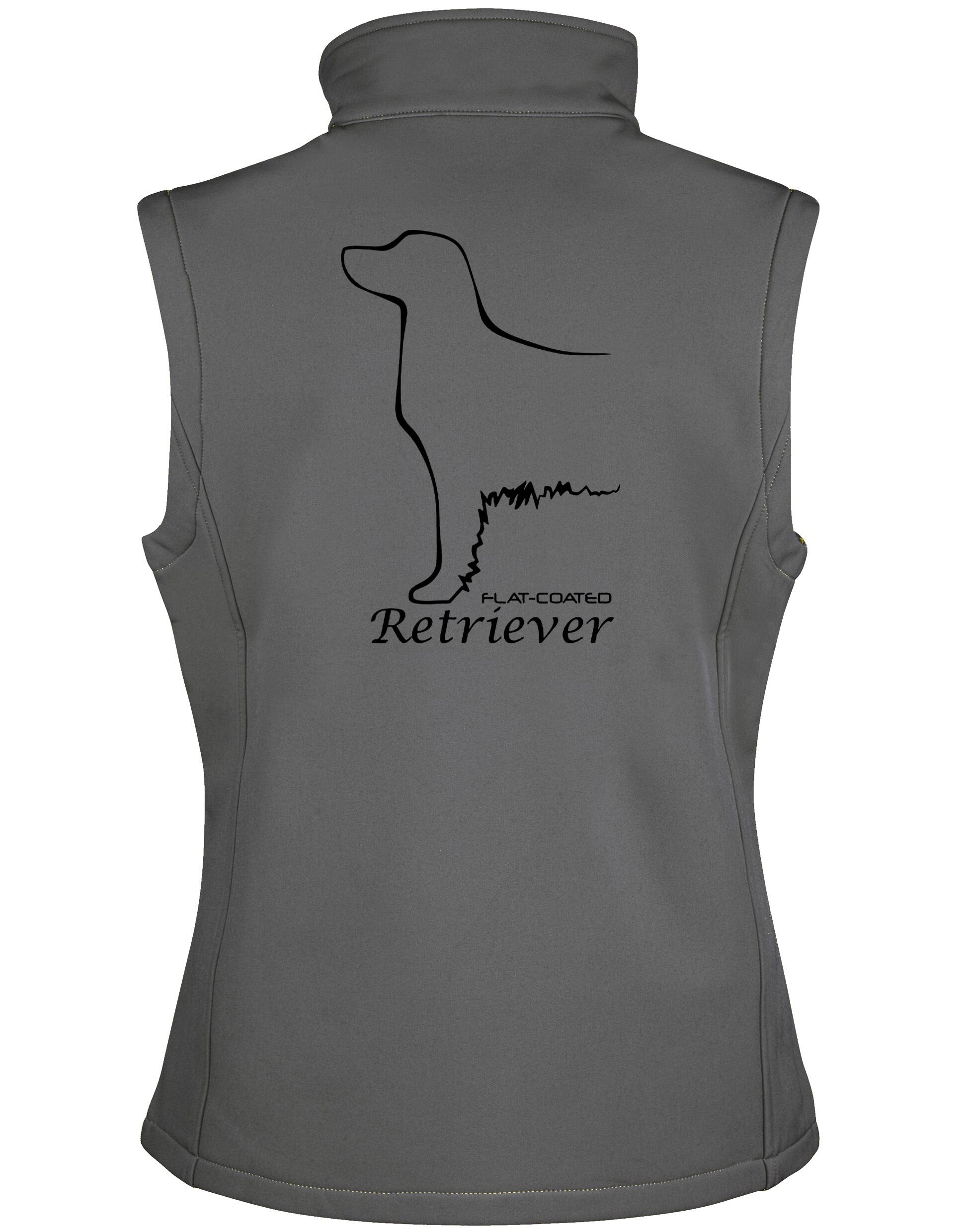 Flat Coated Retriever Unisex Softshell Jacket – The Ultimate Outdoor Essential for Retriever Enthusiasts