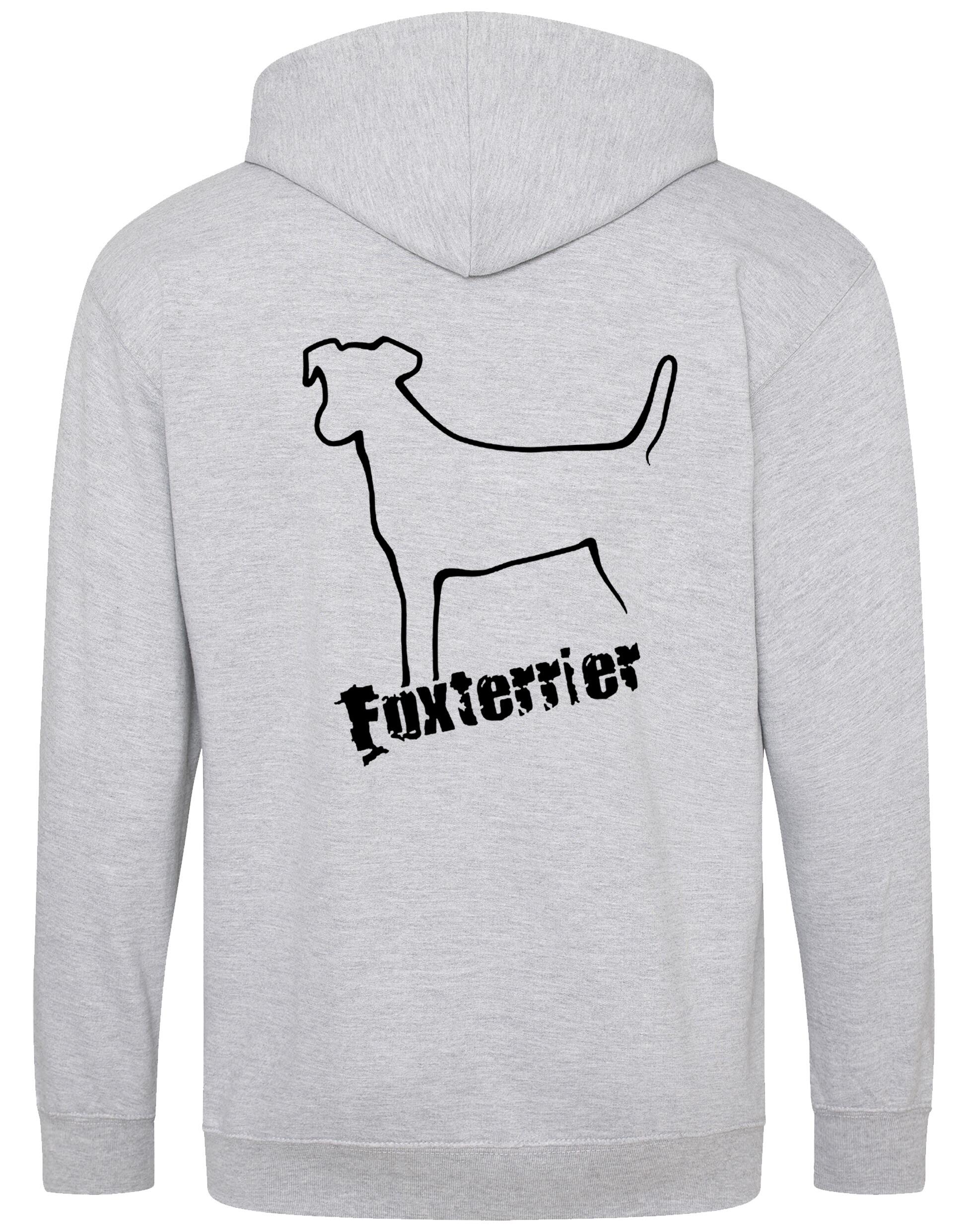 Fox Terrier Zipped Hoodie – Comfort, Style, and Terrier Pride