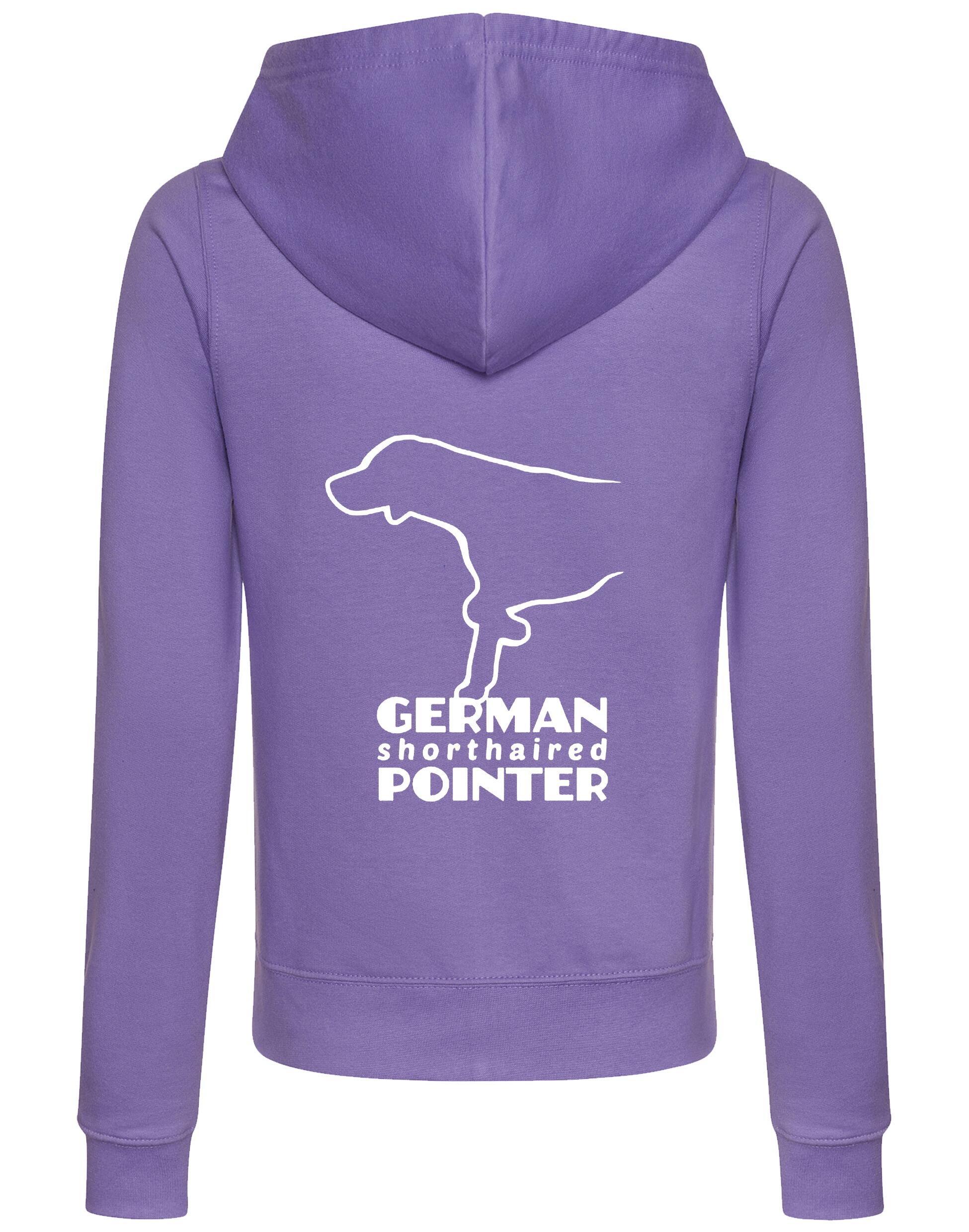German Shorthaired Pointer Women’s Zipped Hoodie – Comfort, Style, and Pointer Pride