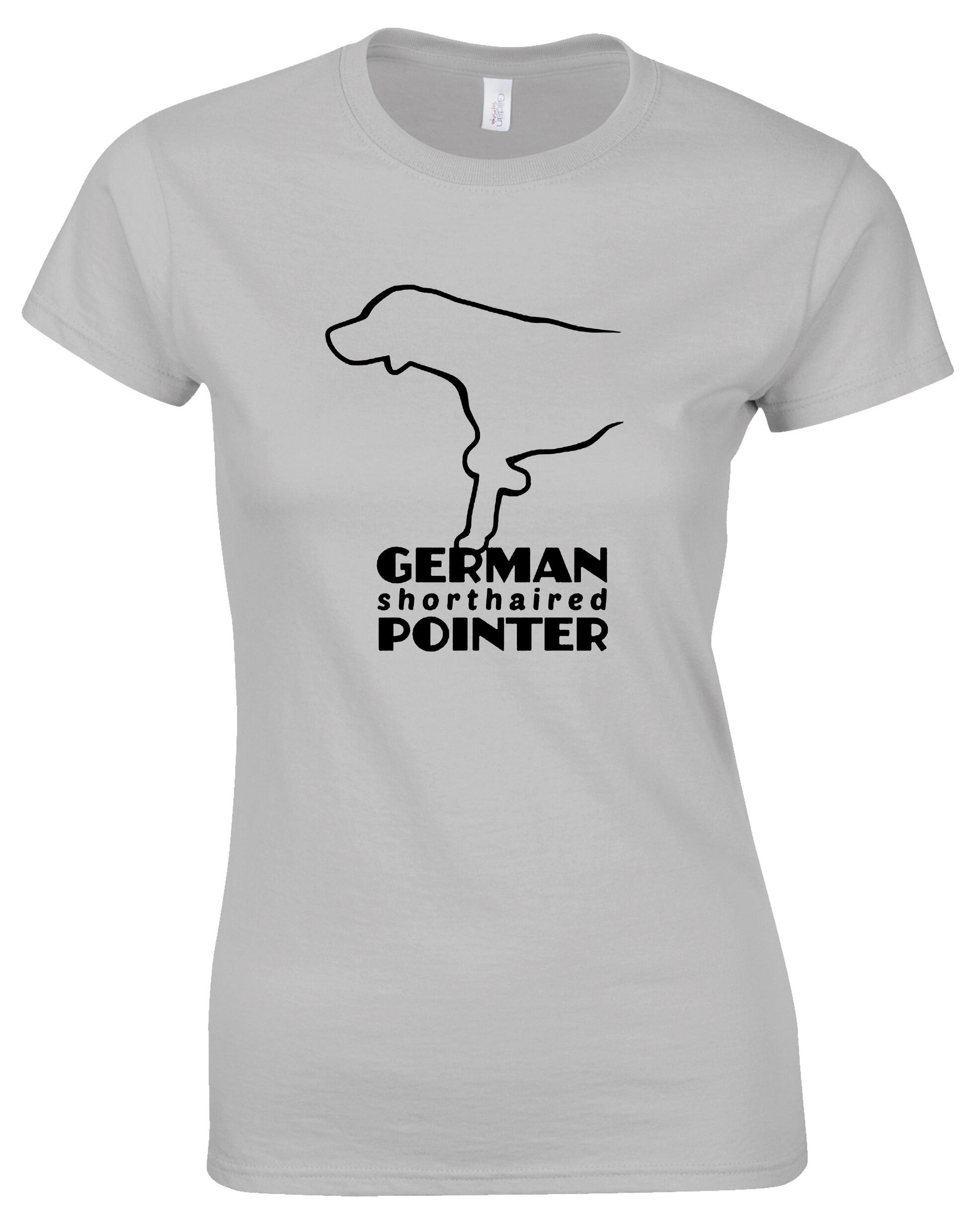 German Shorthaired Pointer Female Roundneck T-shirt – Style for Every Pointer Enthusiast