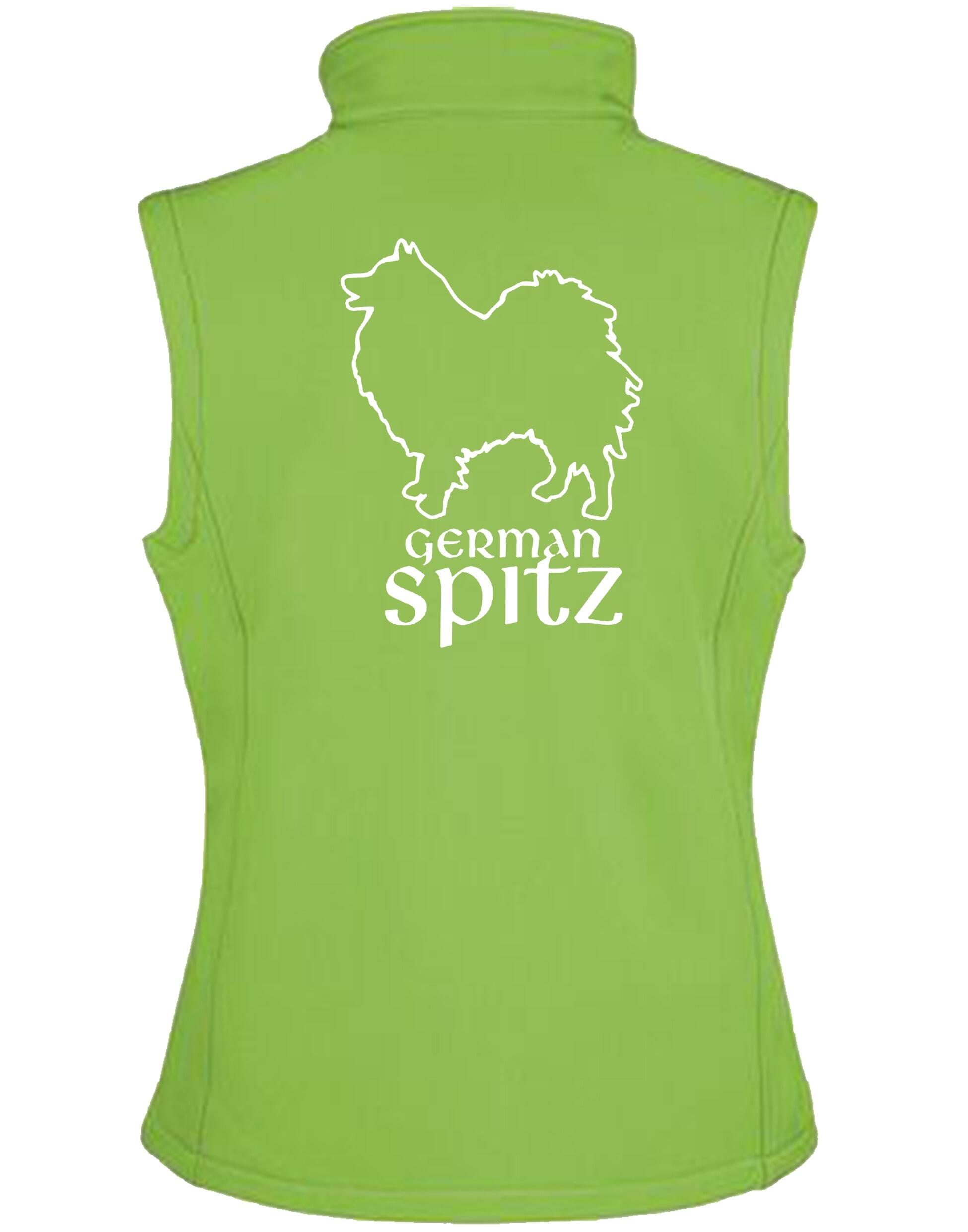 Unisex Softshell Gilet for German Spitz Enthusiasts