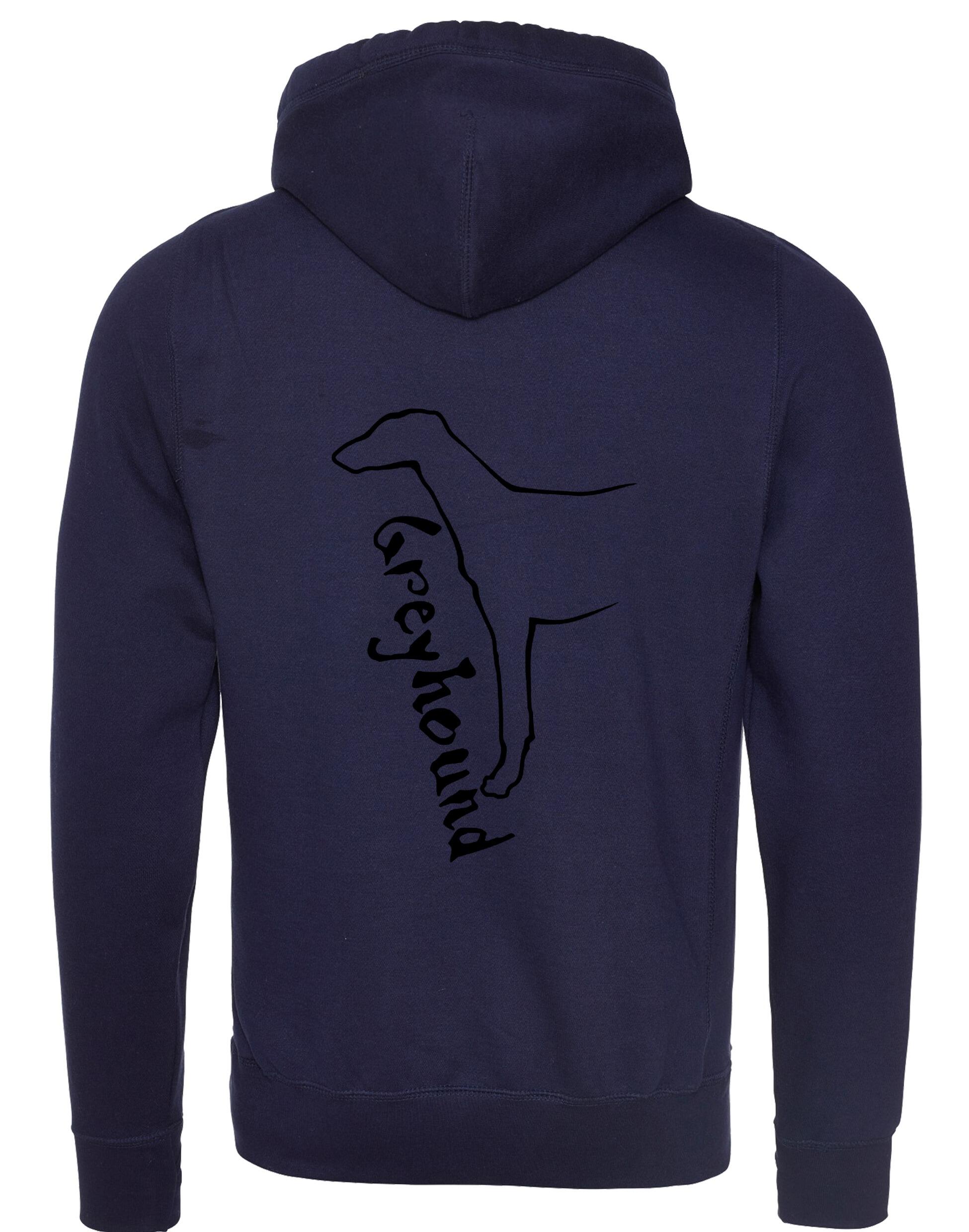 Unisex Greyhound crossneck pullover hoodie with exclusive breed graphic, premium heavy-blend fabric, brushed fleece interior, and kangaroo pocket, perfect for dog lovers.