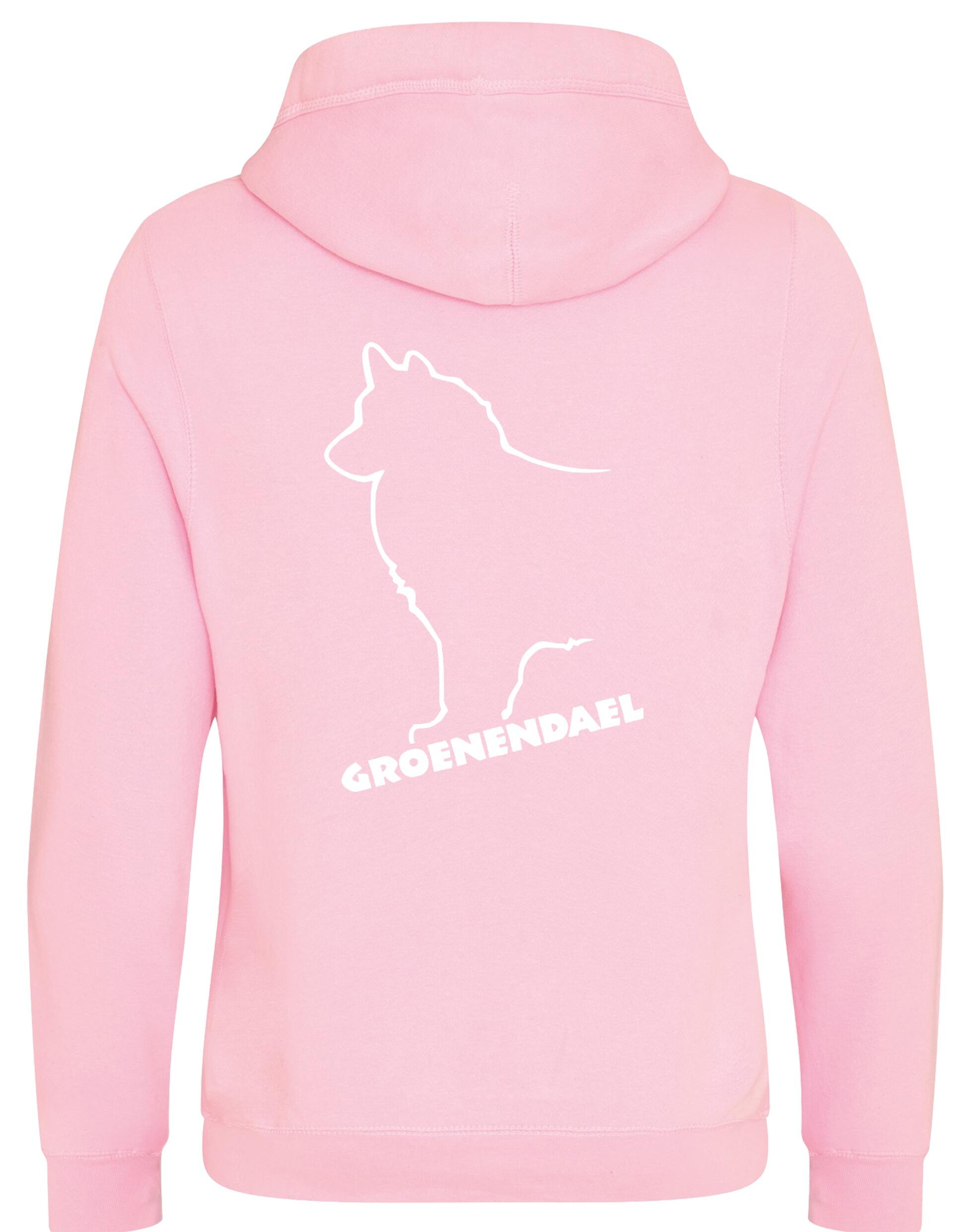 Groenendael Unisex Crossneck Pullover Hoodie – Cozy fabric, exclusive breed design, and modern style for Groenendael enthusiasts.