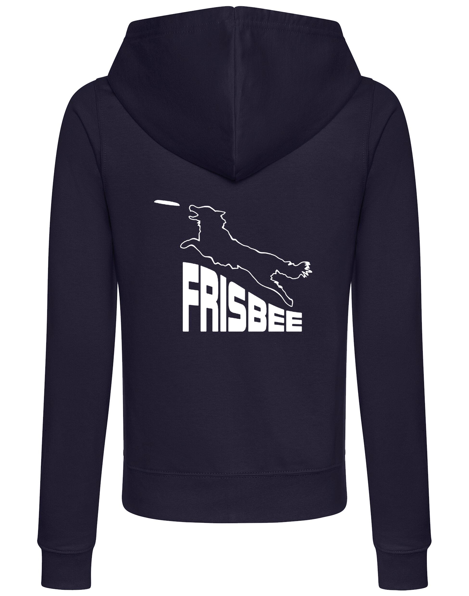 Frisbee Women’s Zipped Hoodie – Tailored fit hoodie with exclusive Frisbee-inspired design, adjustable hood, and front pockets, perfect for Frisbee enthusiasts.