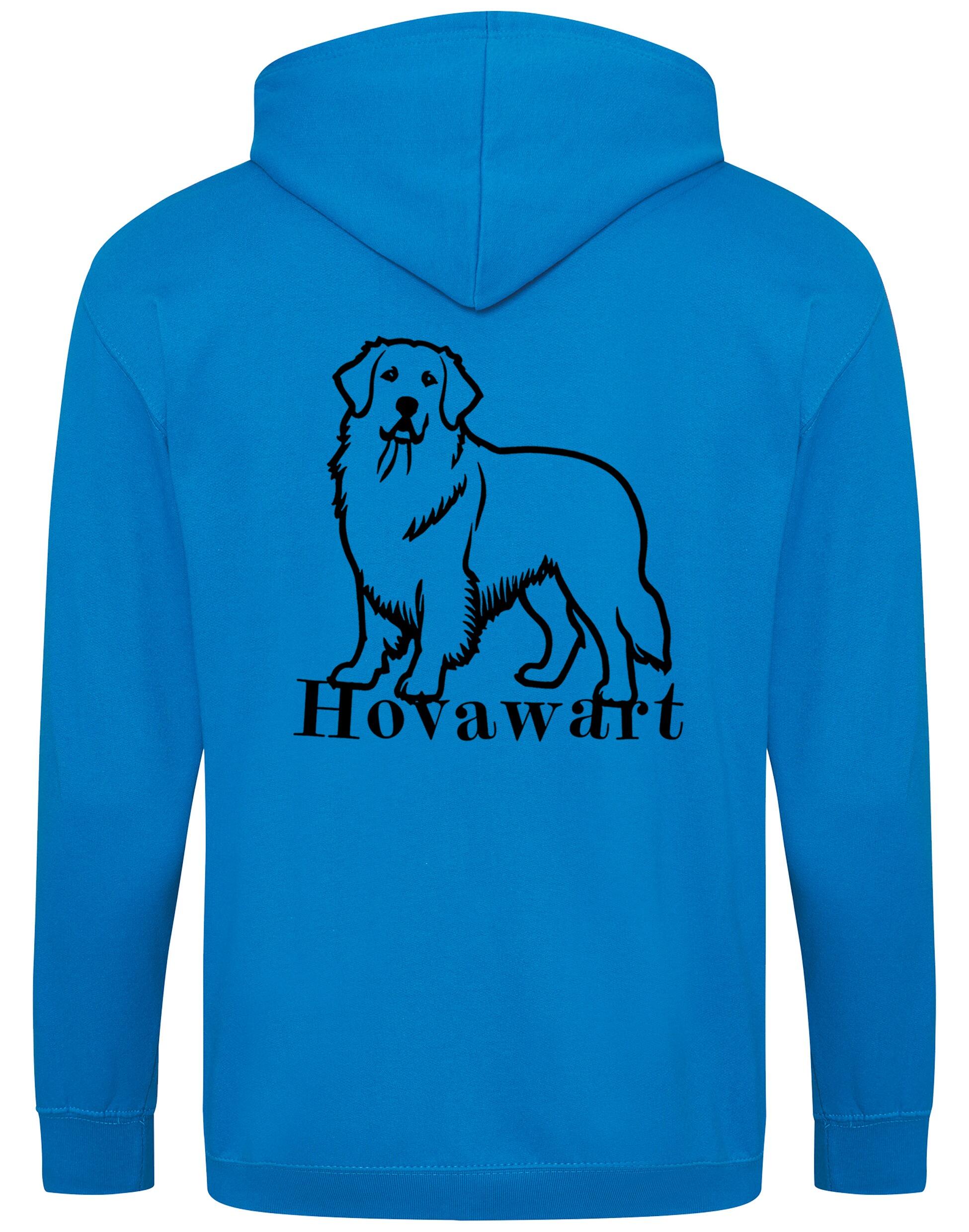 Hovawart Zipped Hoodie – Durable heavy-blend fabric with exclusive breed artwork, perfect for Hovawart lovers.