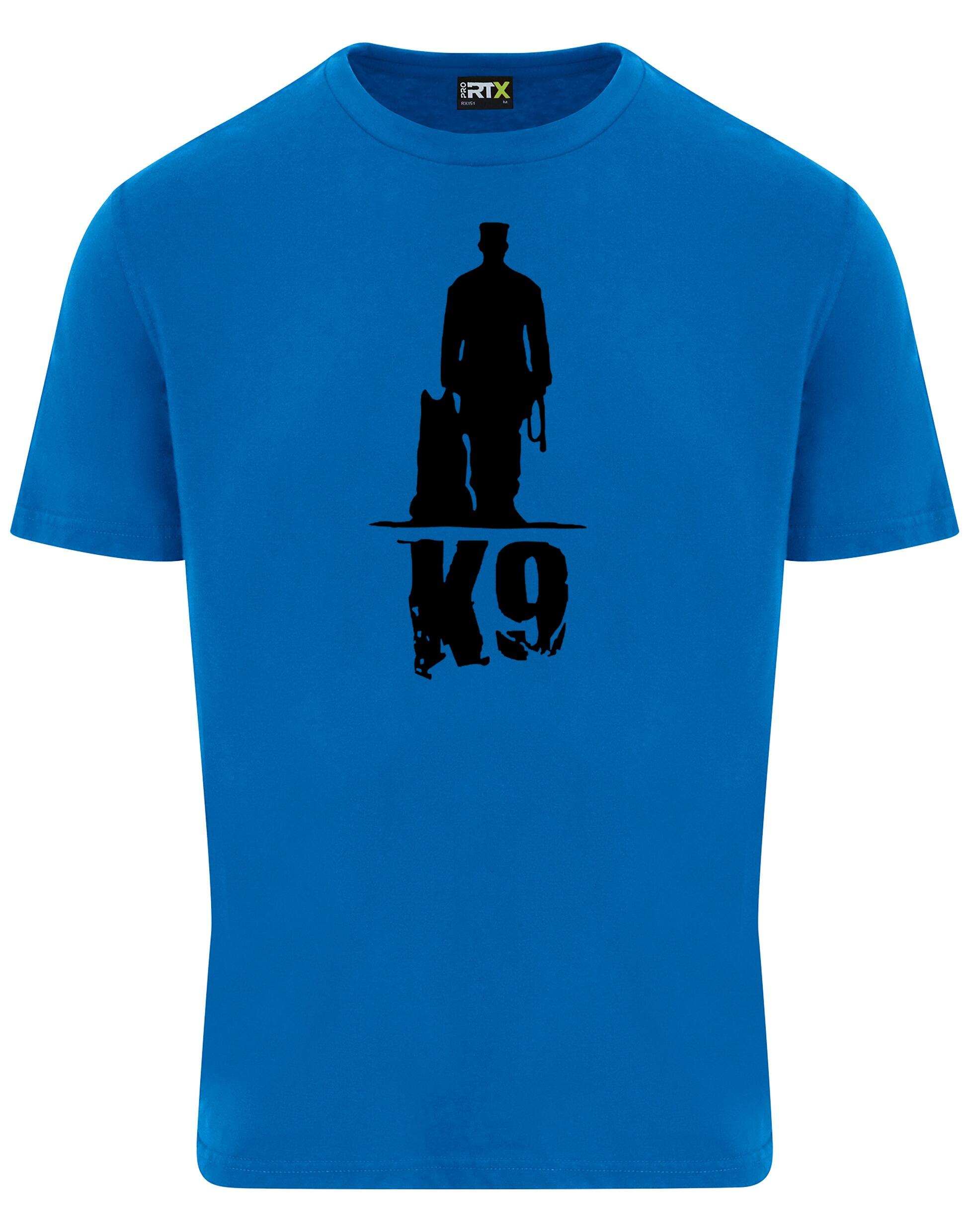 K9 Unisex Roundneck T-shirt featuring exclusive breed-inspired artwork, made from soft, breathable cotton for ultimate comfort.