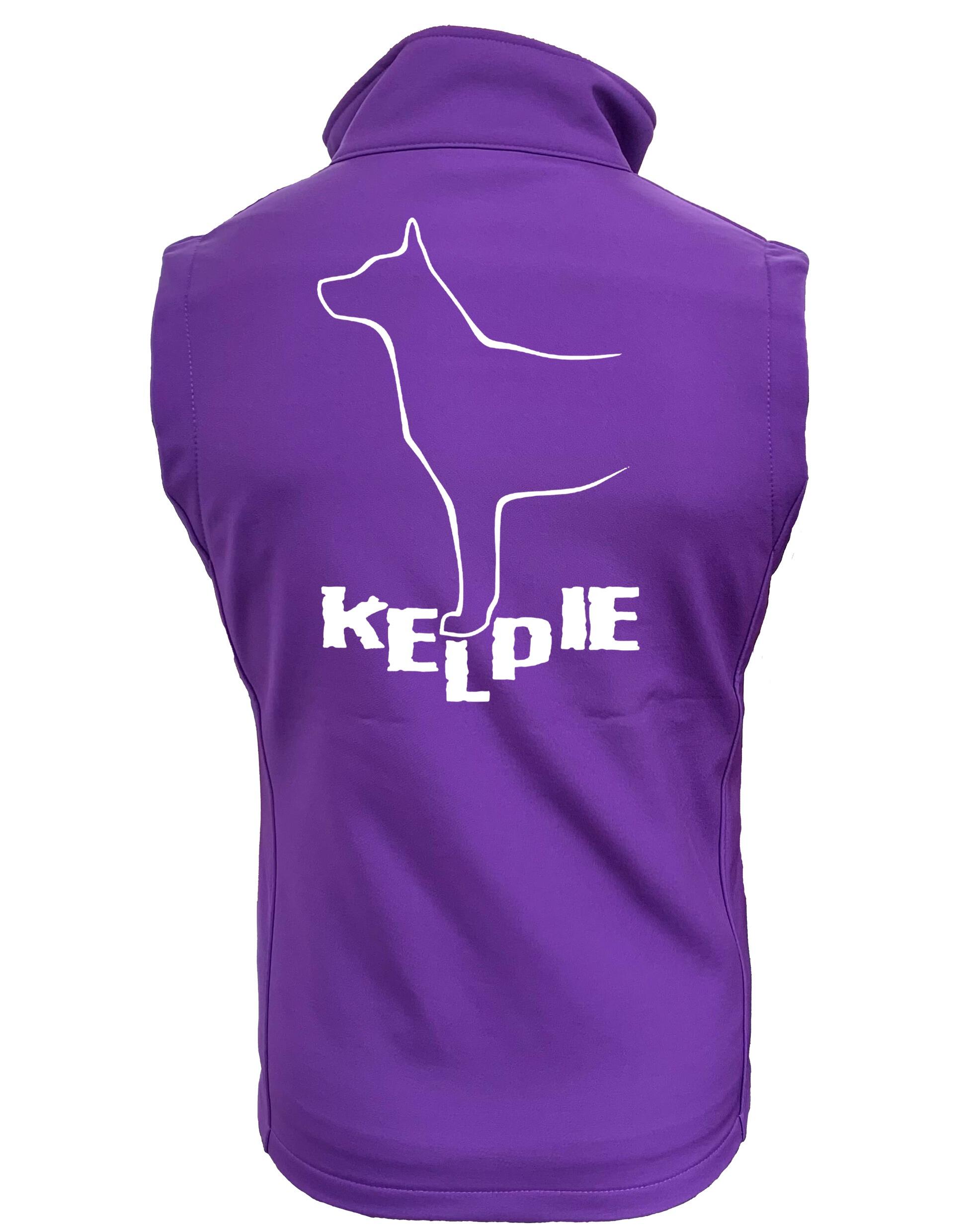 Kelpi Unisex Softshell Jacket featuring a water-resistant exterior, fleece-lined warmth, and exclusive Kelpi design celebrating the loyalty and spirit of dogs.