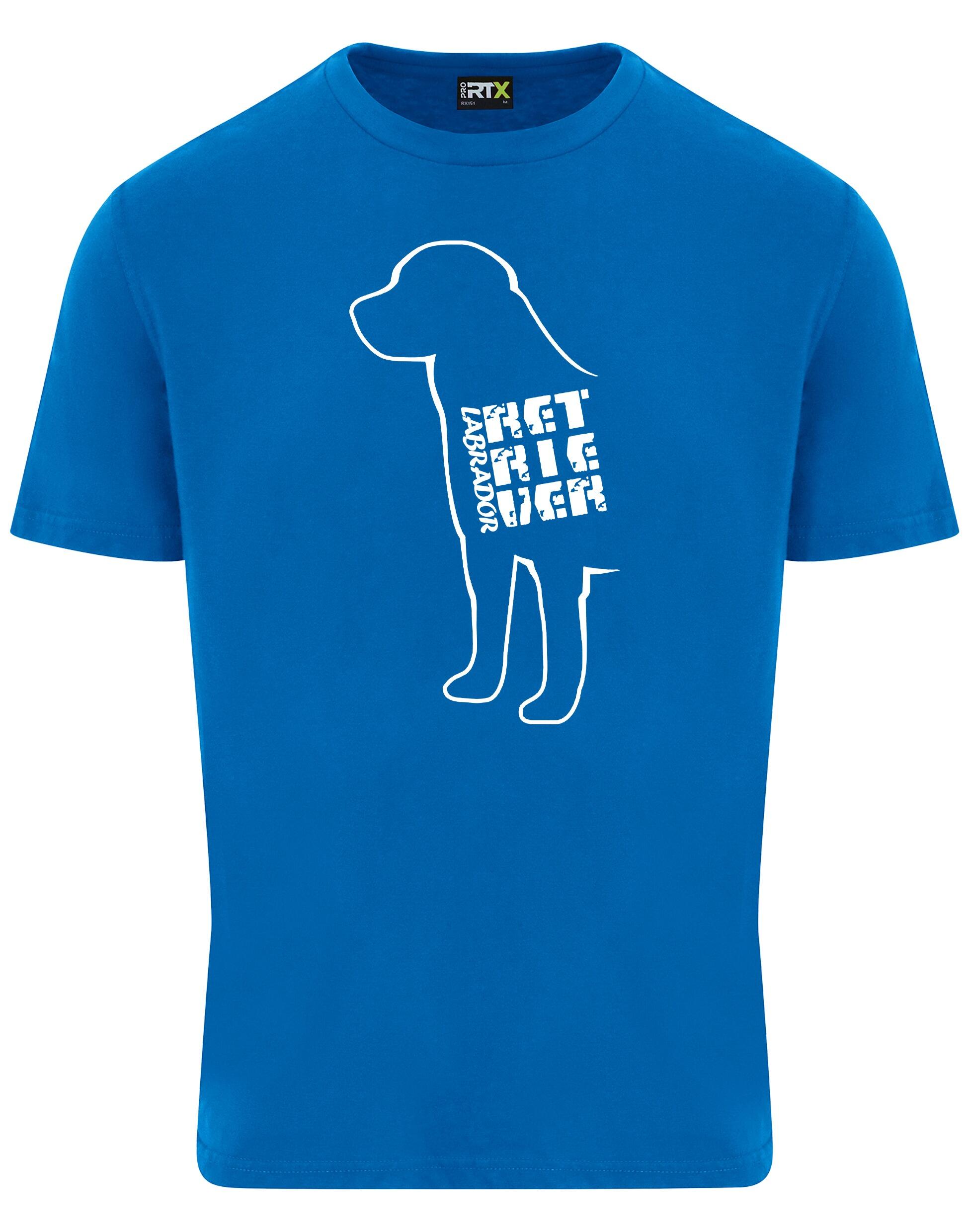 Unisex roundneck T-shirt with exclusive Labrador Retriever artwork, crafted from soft, breathable cotton with a relaxed fit for everyday comfort and style.