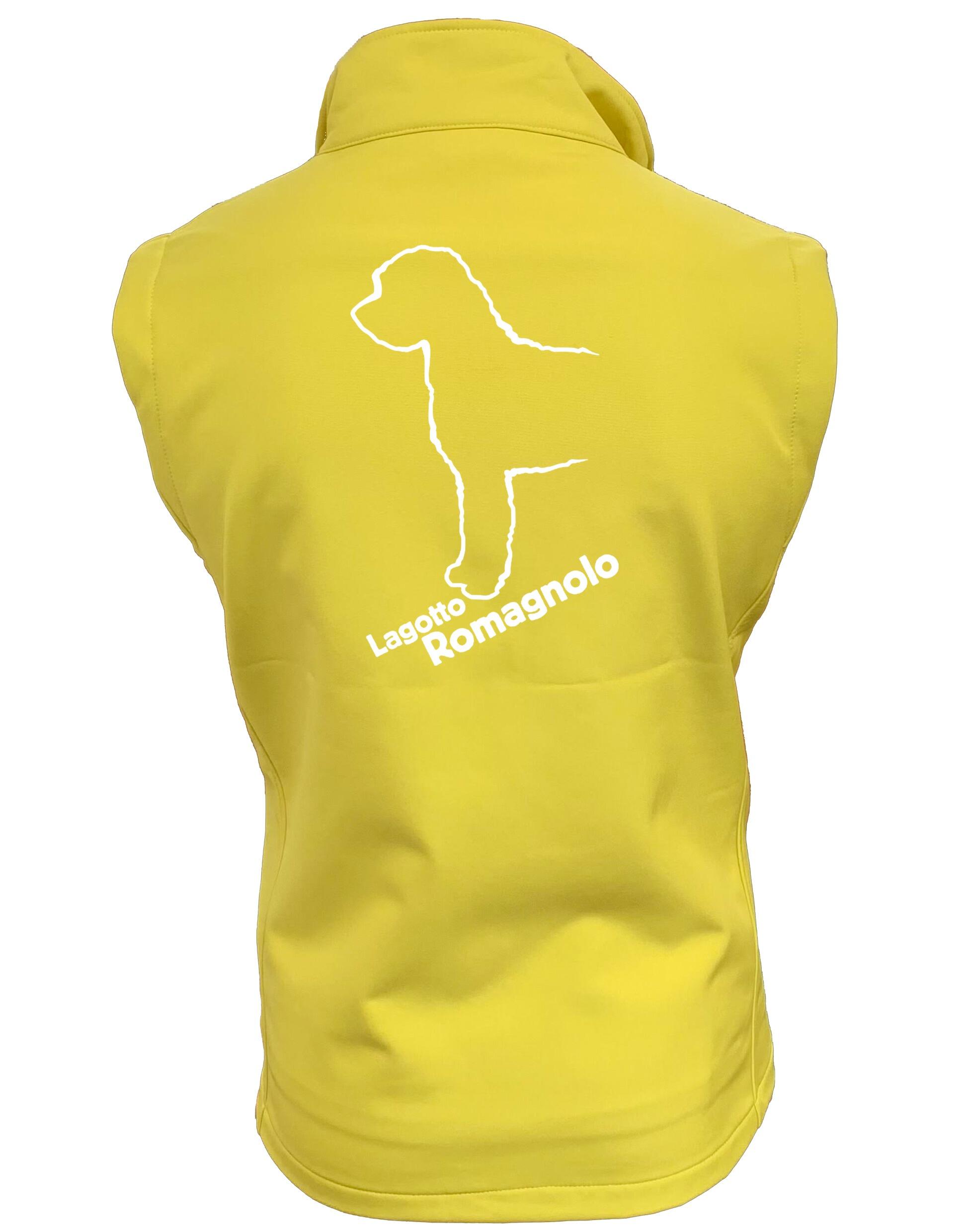 Unisex Softshell Jacket featuring an exclusive Lagotto Romagnolo design, crafted from water-resistant fabric with a fleece-lined interior for comfort and style.
