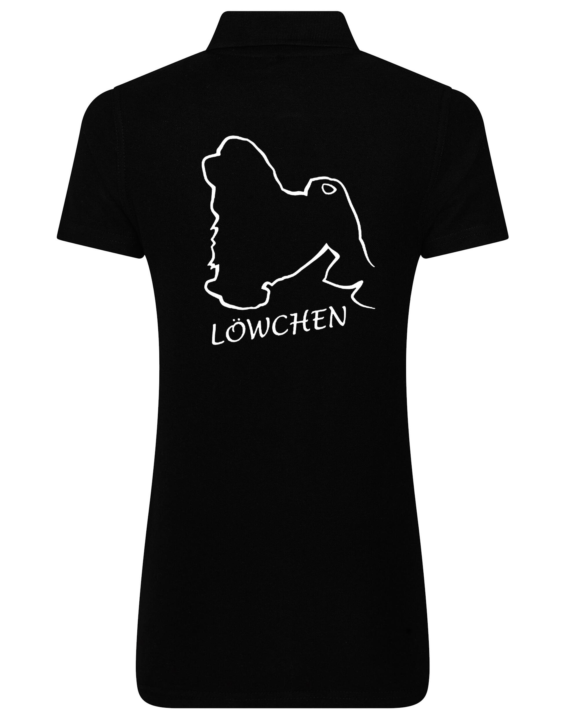 Lowchen Women's Cotton Polo with exclusive breed design and feminine fit.