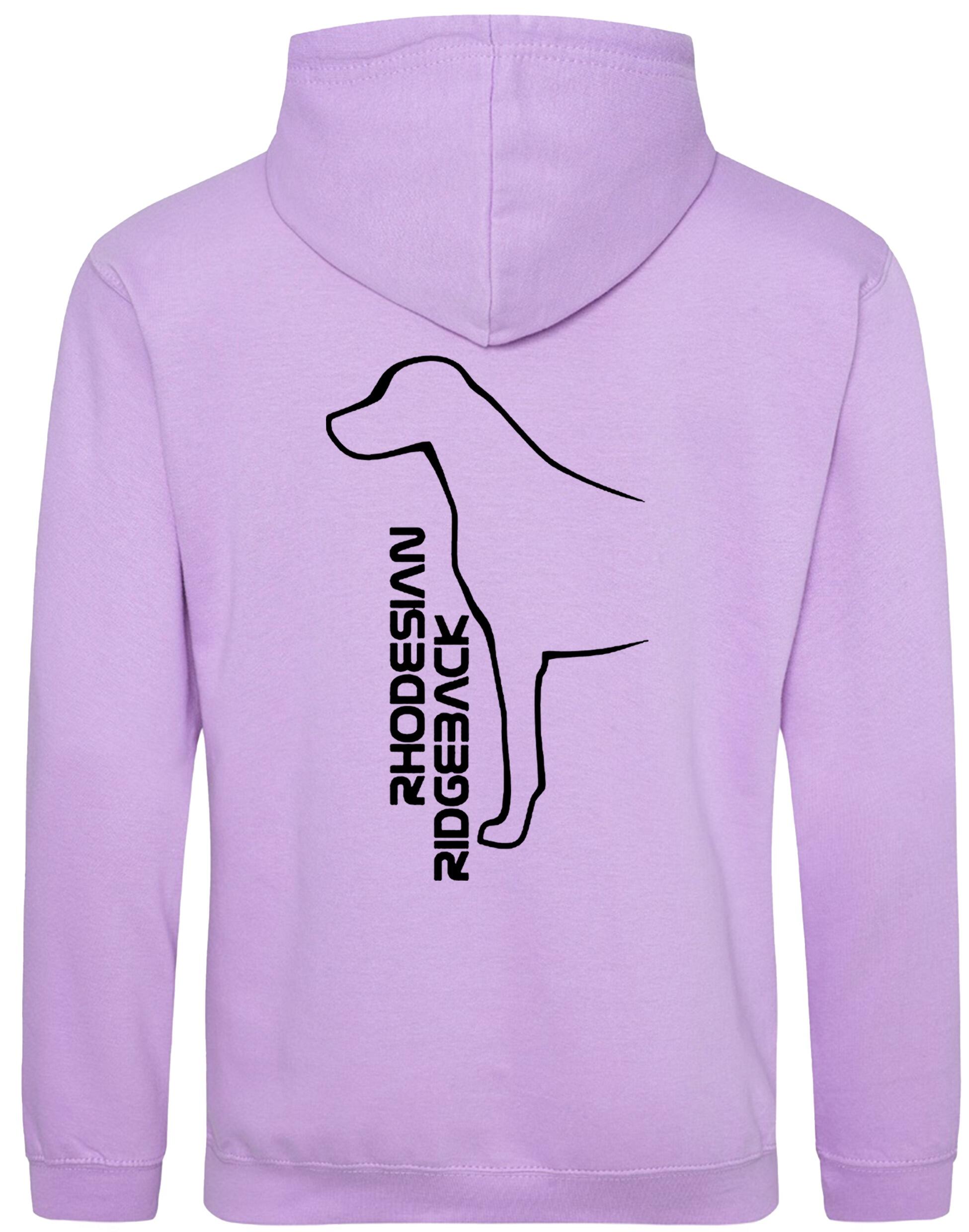 Rhodesian Ridgeback Design Pullover Hoodie featuring exclusive breed artwork, a soft fleece interior, and a heavy-blend fabric for warmth and style.