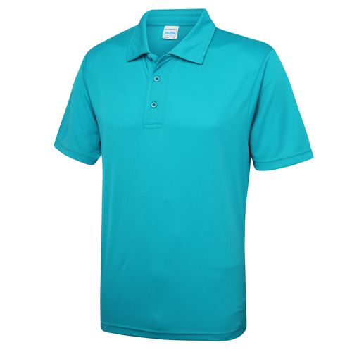 Cool Performance Unisex Polo Turquoise Blue