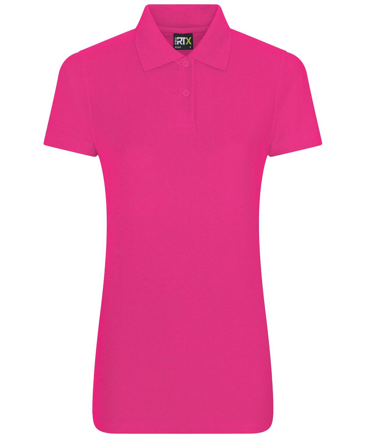 Premium Cotton Women's Polo Fuchsia