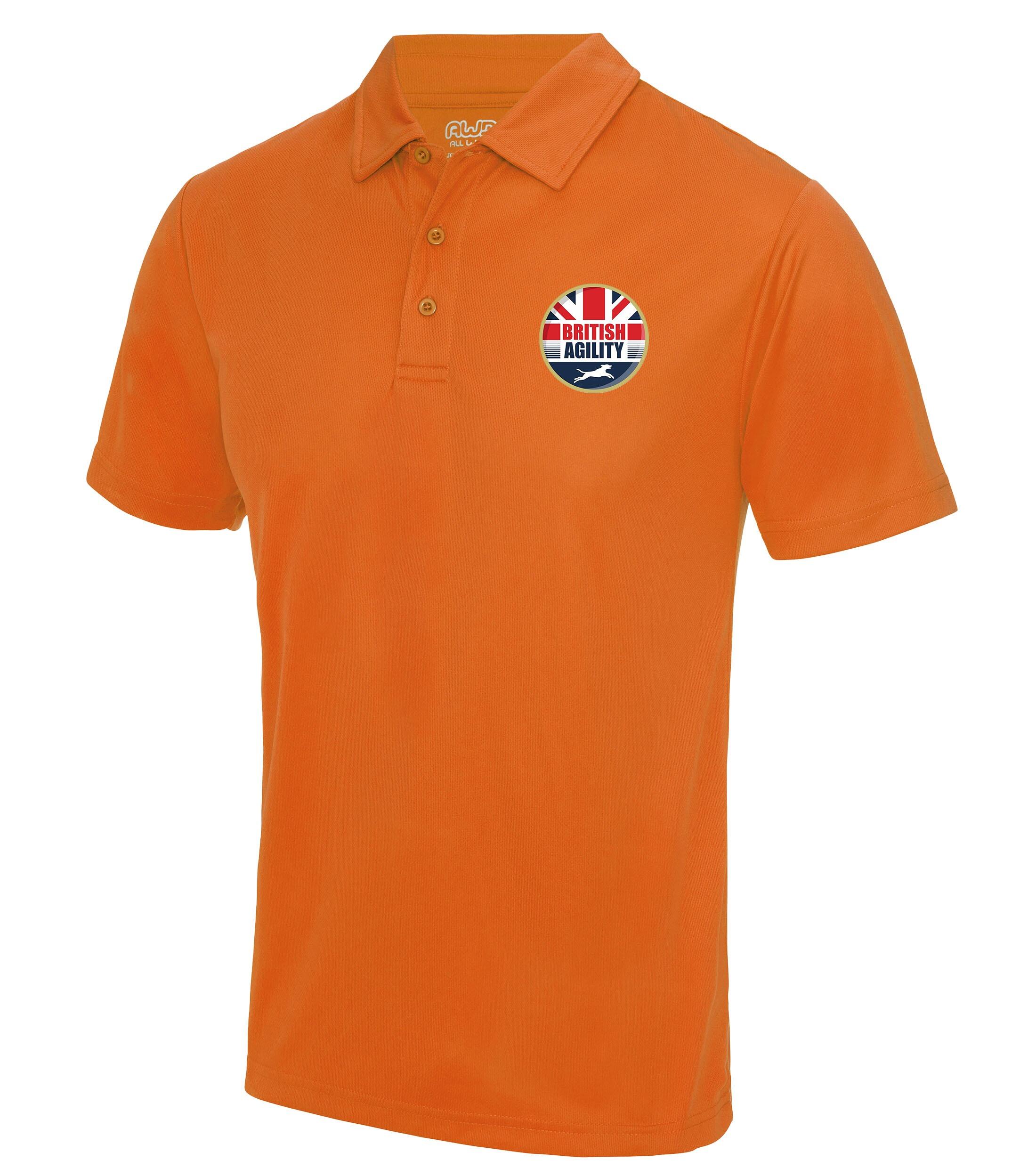 British Agility 2023 Cool Polo Orange Crush