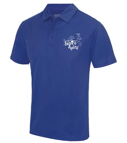 Inspire Agility 2023 Cool Polo Royal Blue (White)