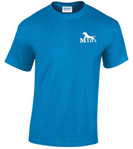 Mersea Island Dog Agility Unisex Roundneck Tee Sapphire Blue