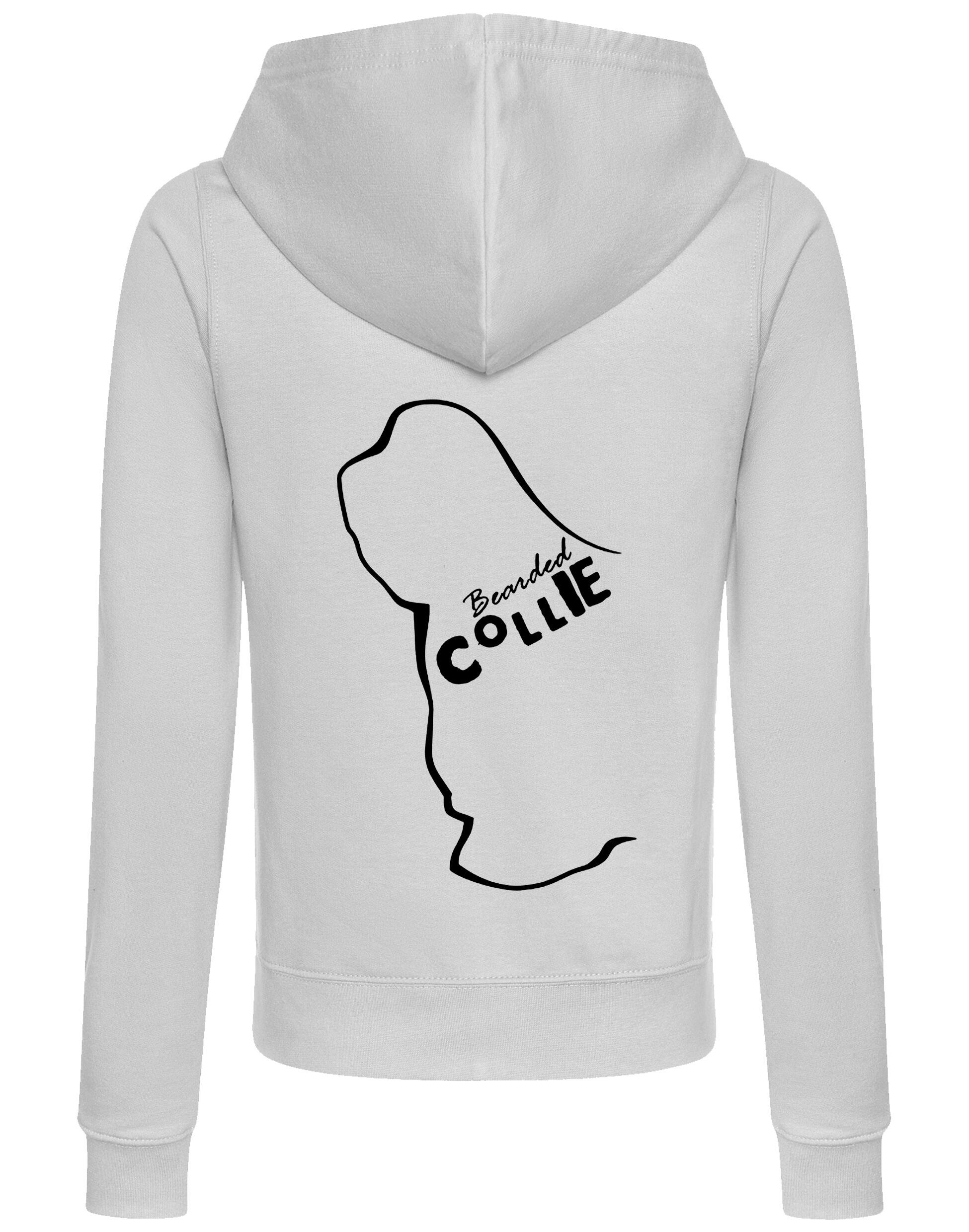 Bearded Collie Dog Breed Women’s Zipped Hoodies – Style, Comfort, and Bearded Collie Love