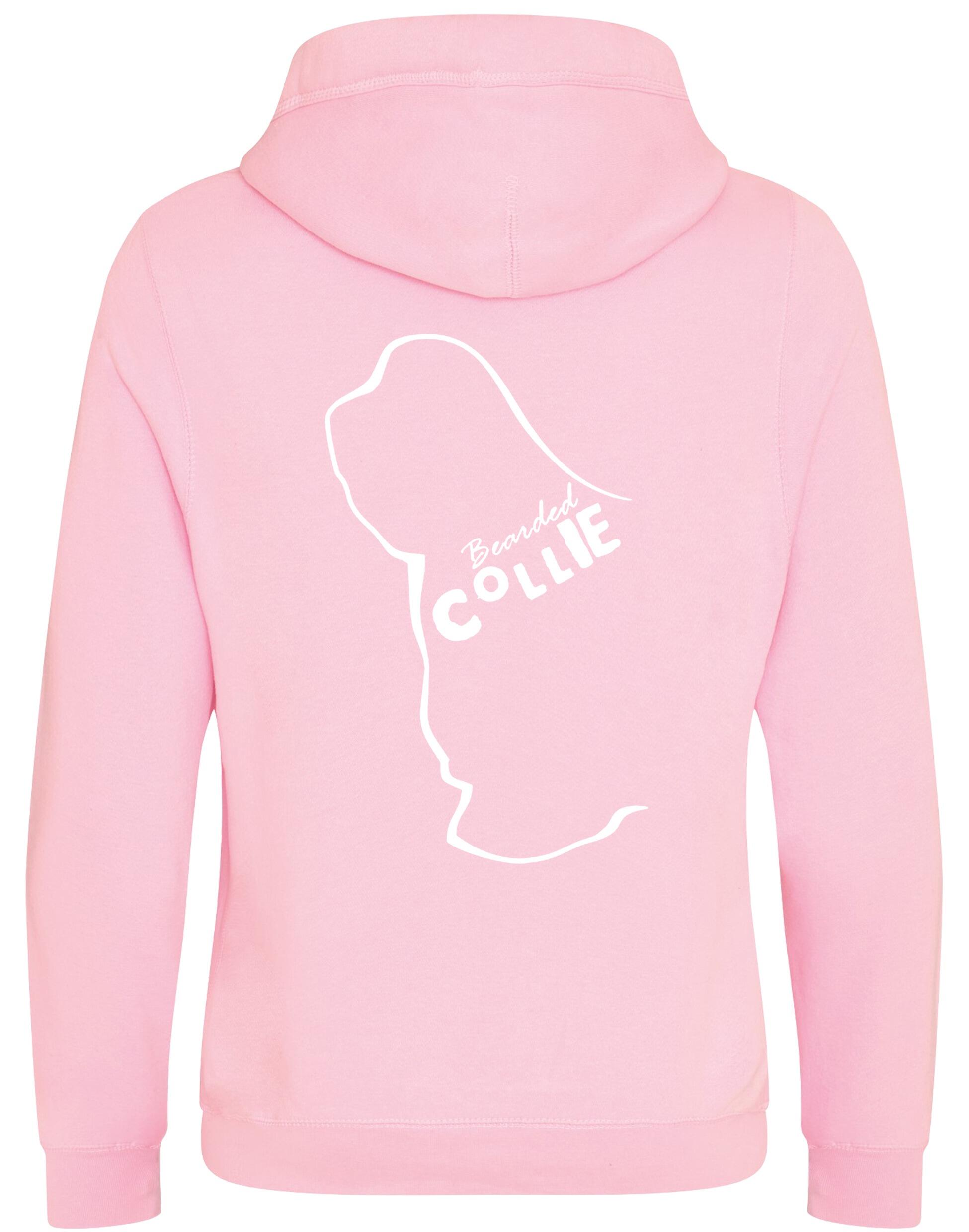 Unisex Crossneck Pullover Hoodie with Bearded Collie Dog Breed Design – A Must-Have for Bearded Collie Fans