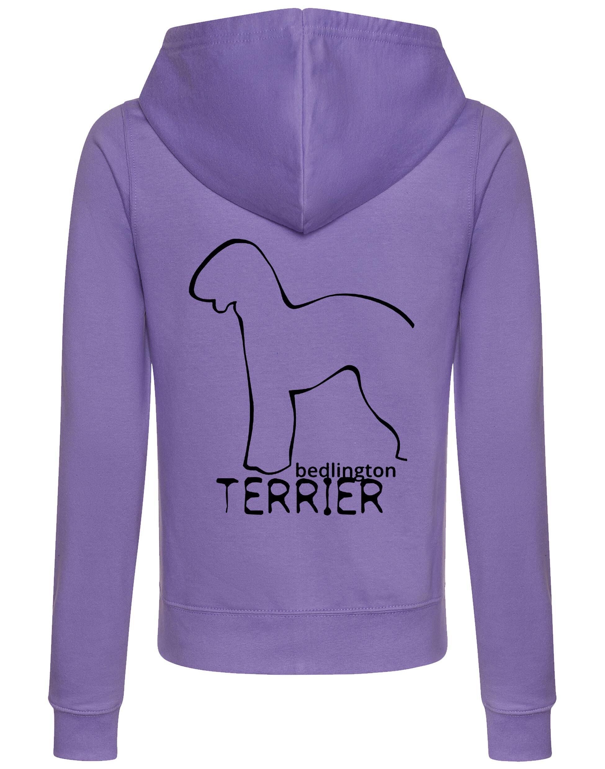 Bedlington Terrier Dog Breed Women’s Zipped Hoodies – Style, Comfort, and Bedlington Terrier Love