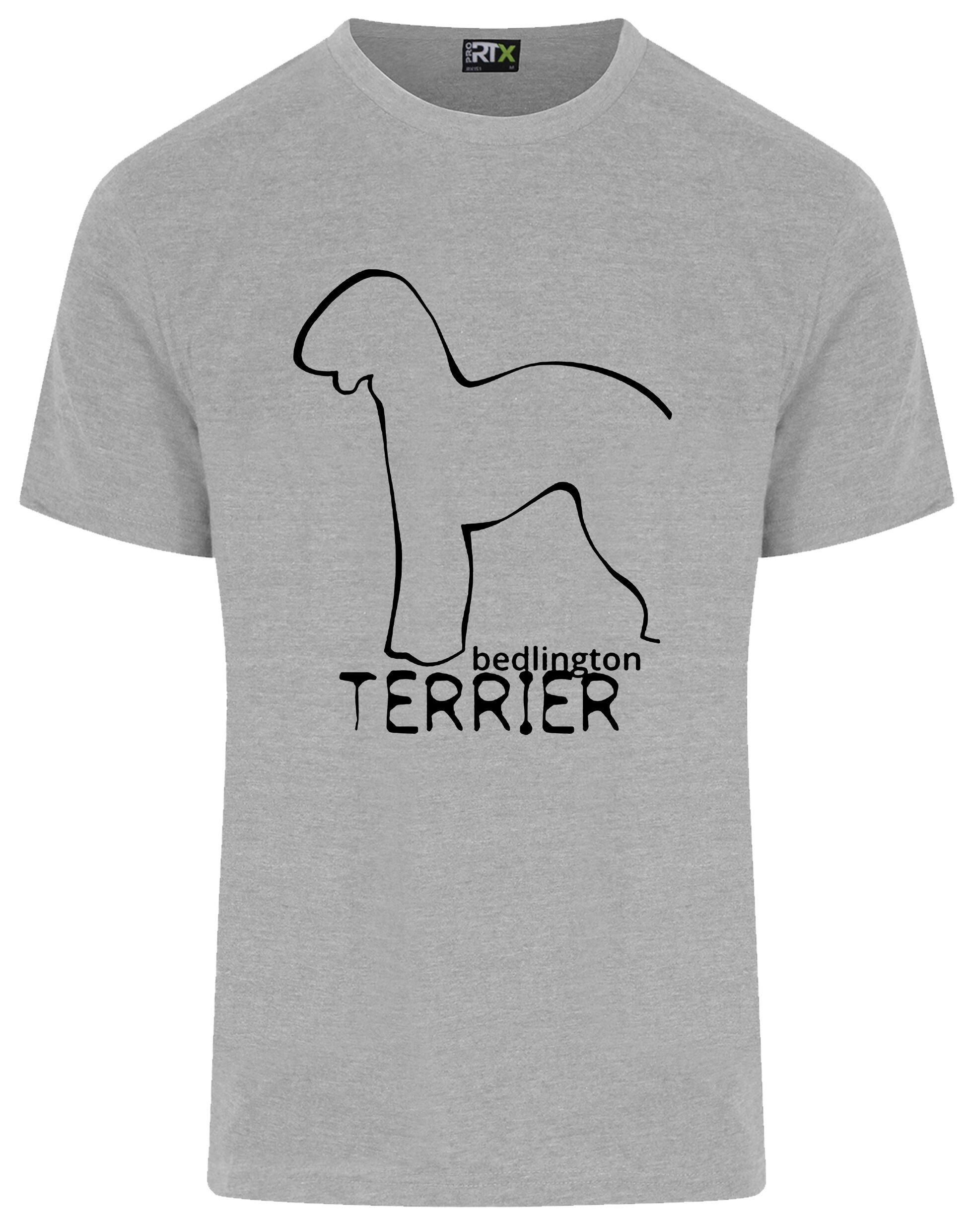 Unisex Roundneck T-shirt with Bedlington Terrier Dog Breed Design – Style for Every Bedlington Terrier Fan